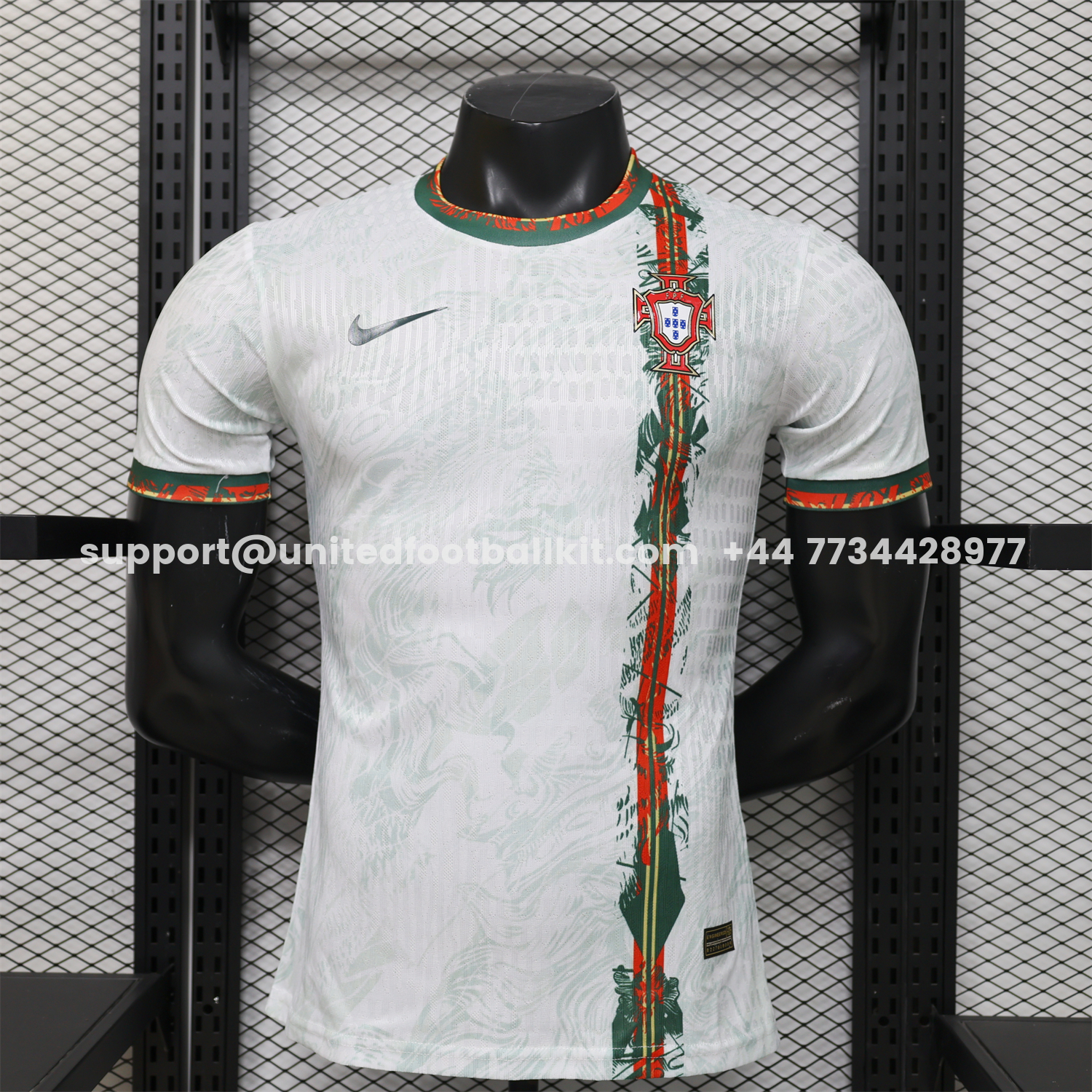 Unitedfootballkit.com | Portugal 2026 Vines White Special Jersey - Player Version -Customize Name, Number and Patch | Worldwide Shipping