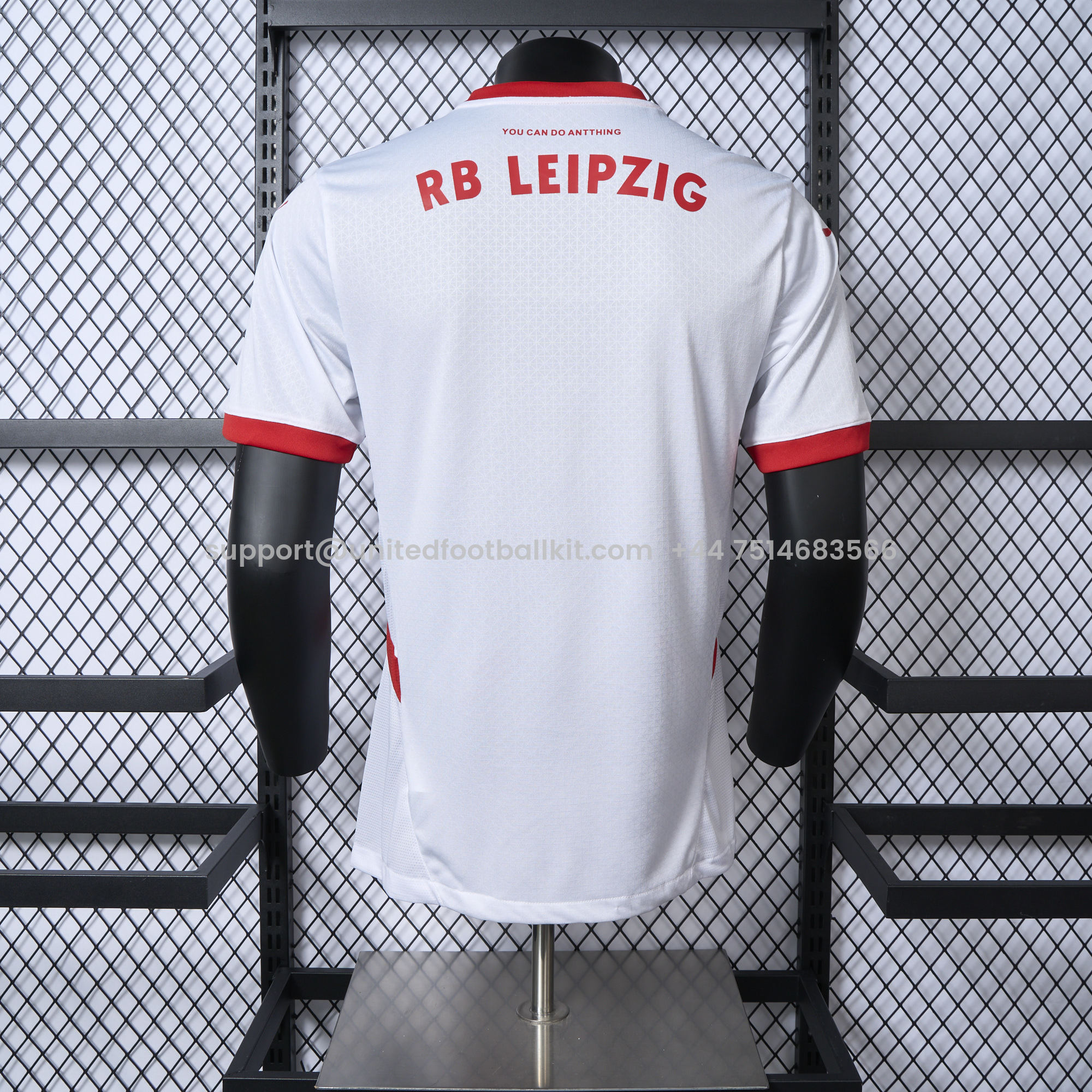 Unitedfootballkit.com | RB Leipzig 24-25 Home Stadium Jersey - Player Version -Customize Name, Number and Patch | Worldwide Shipping