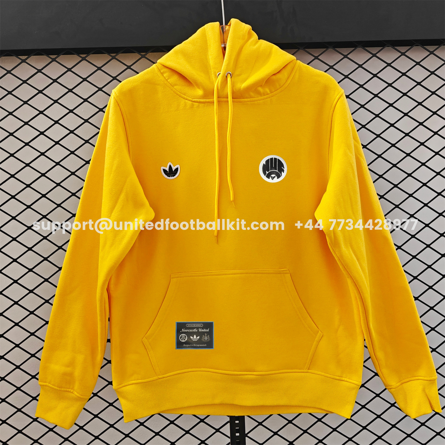 Unitedfootballkit.com | Newcastle United 25-26 Originals Terrace Icon Unisex Pullover Hoodie -Customize Name, Number and Patch | Worldwide Shipping