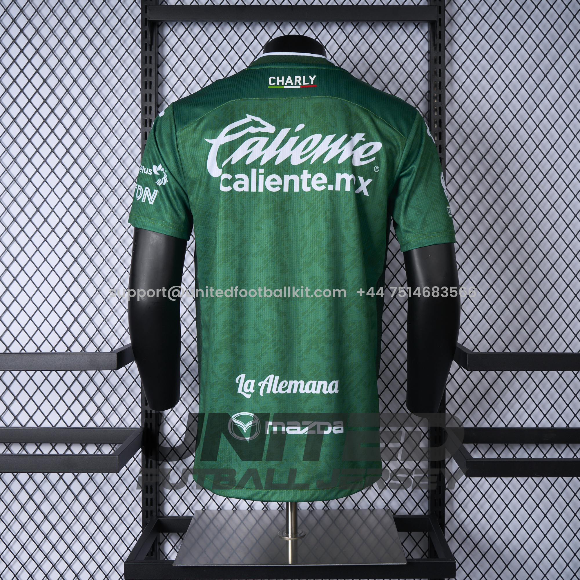 Unitedfootballkit.com | Club León Club Leon 24-25 Home Stadium Jersey - Player Version -Customize Name, Number and Patch | Worldwide Shipping