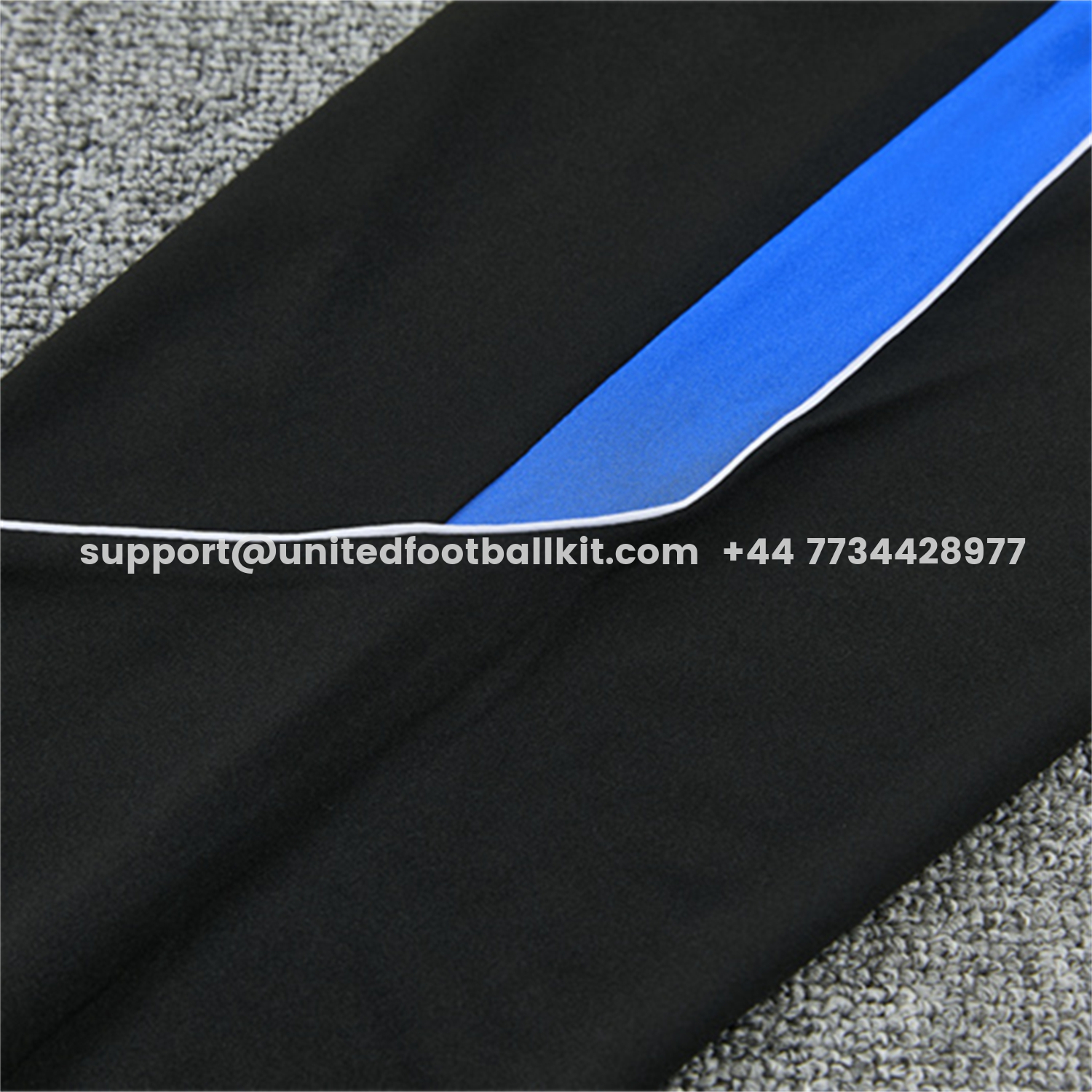 Unitedfootballkit.com | Atletico Madrid 26-27 Kids Long Sleeve Training Set - Black Top & Black Pants -Customize Name, Number and Patch | Worldwide Shipping