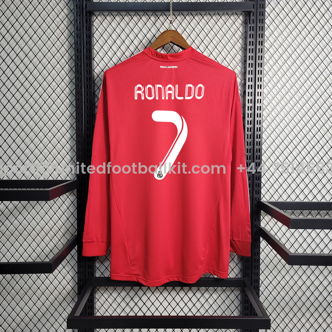 Unitedfootballkit.com | Retro Real Madrid 11-12 Third Away Long Sleeve Jersey -Customize Name, Number and Patch | Worldwide Shipping