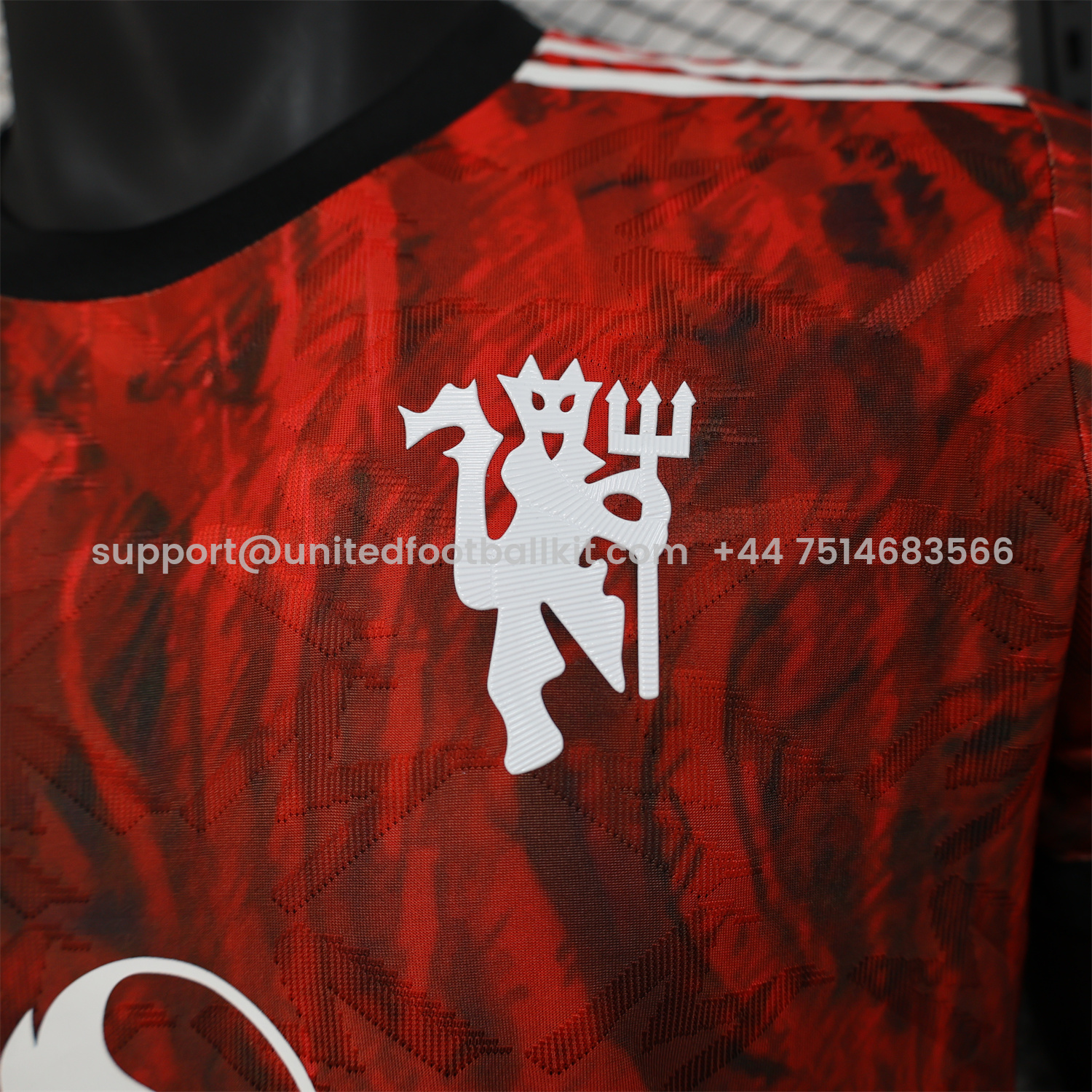 Unitedfootballkit.com | Manchester United 24-25 Red Fire Special Edition Jersey - Player Version -Customize Name, Number and Patch | Worldwide Shipping
