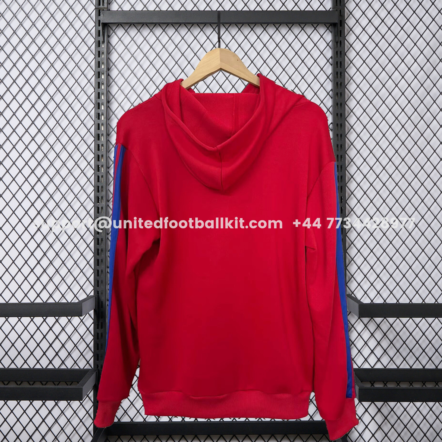 Unitedfootballkit.com | Universidad de Chile 2026 Red Unisex Pullover Hoodie -Customize Name, Number and Patch | Worldwide Shipping