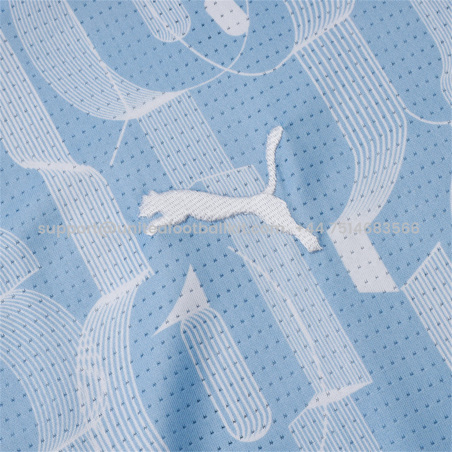 Unitedfootballkit.com | Manchester City 24-25 Short-Sleeve Training Set - Light Blue -Customize Name, Number and Patch | Worldwide Shipping