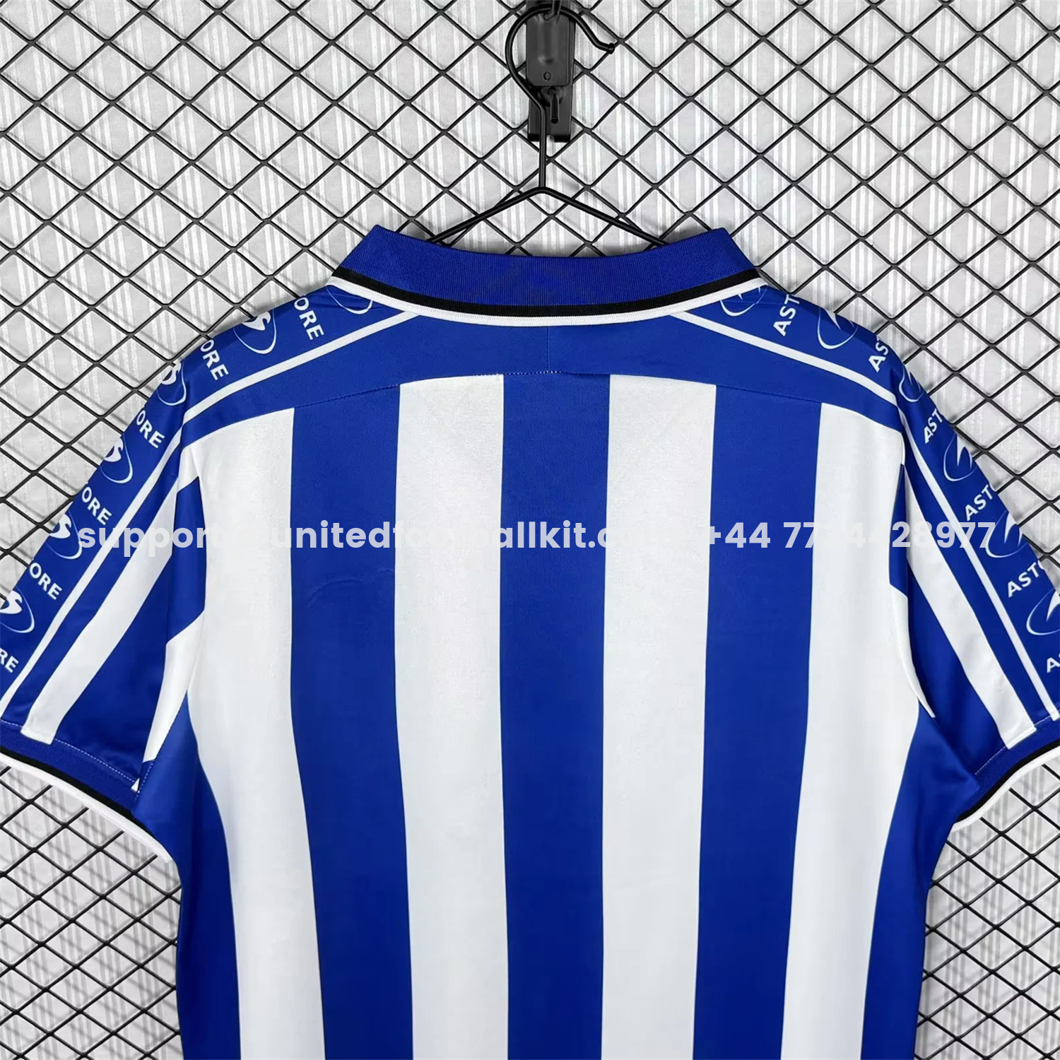 Unitedfootballkit.com | Retro Deportivo Alavés 1998-99 Home Jersey -Customize Name, Number and Patch | Worldwide Shipping