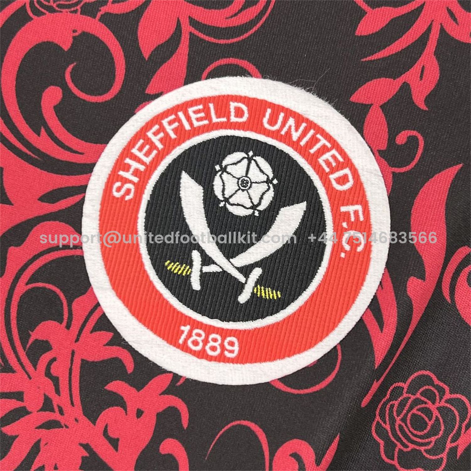 Unitedfootballkit.com | Sheffield United 24-25 Pre-Match Chinese New Year Jersey - Fans Version -Customize Name, Number and Patch | Worldwide Shipping