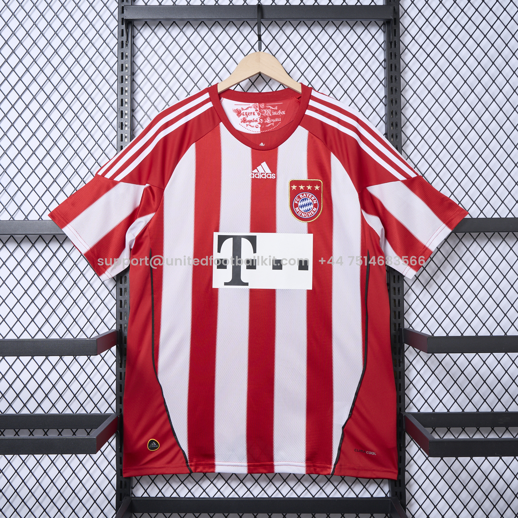 Unitedfootballkit.com | Retro Bayern Munich 10-11 Home Stadium Jersey -Customize Name, Number and Patch | Worldwide Shipping