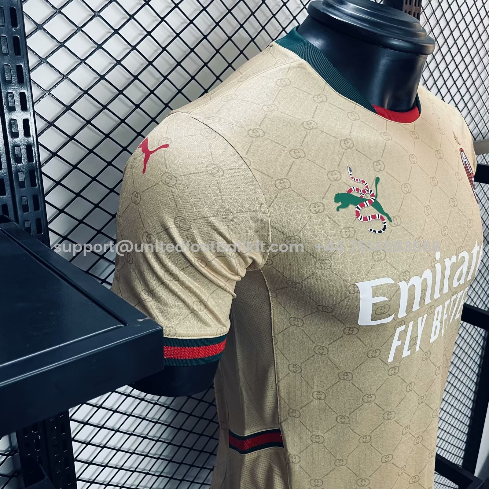 Unitedfootballkit.com | AC Milan 24-25 125th Anniversary Special Edition Jersey - Player Version -Customize Name, Number and Patch | Worldwide Shipping