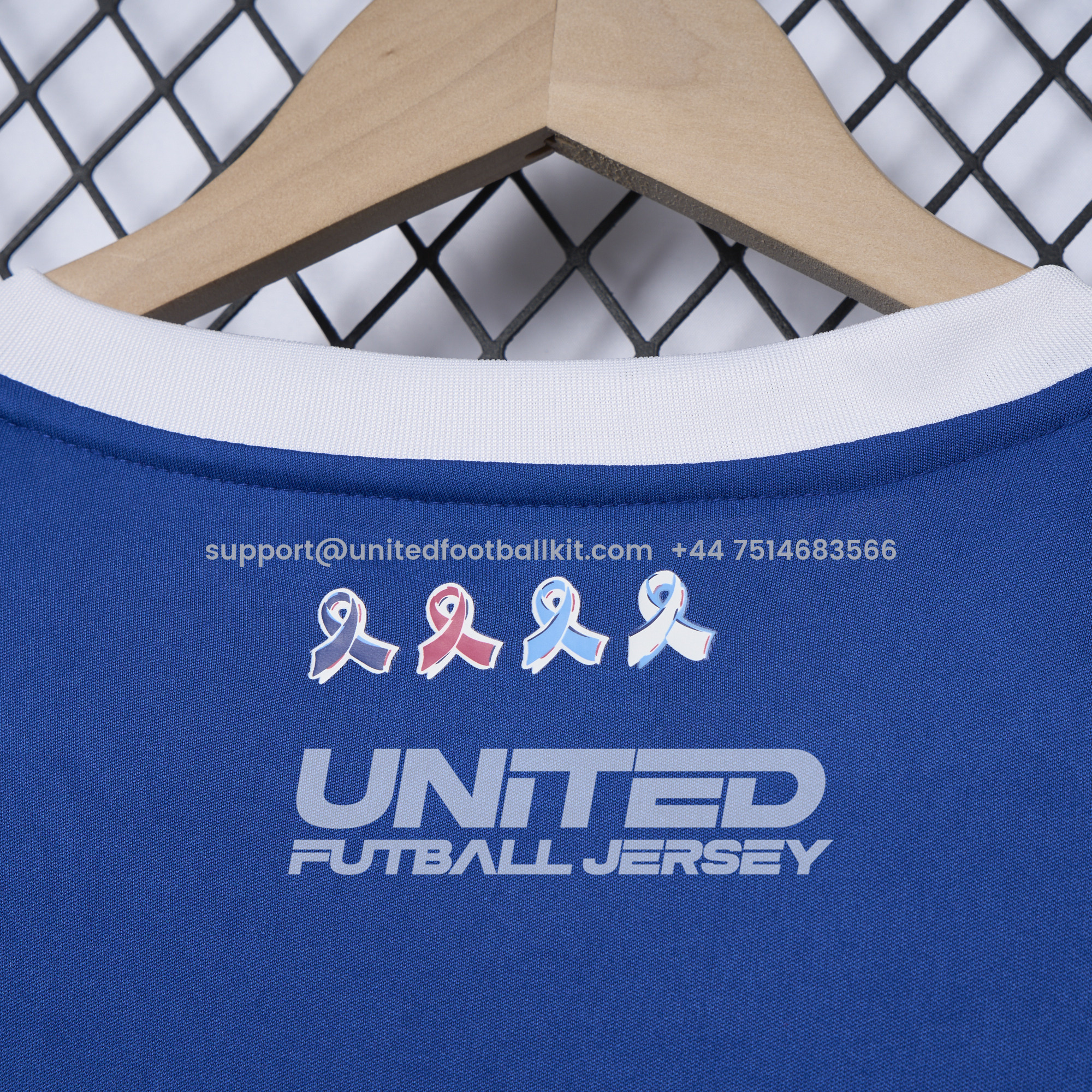 Unitedfootballkit.com | Schalke 04 24-25 German Cancer Aid Special Jersey - Fans Version -Customize Name, Number and Patch | Worldwide Shipping