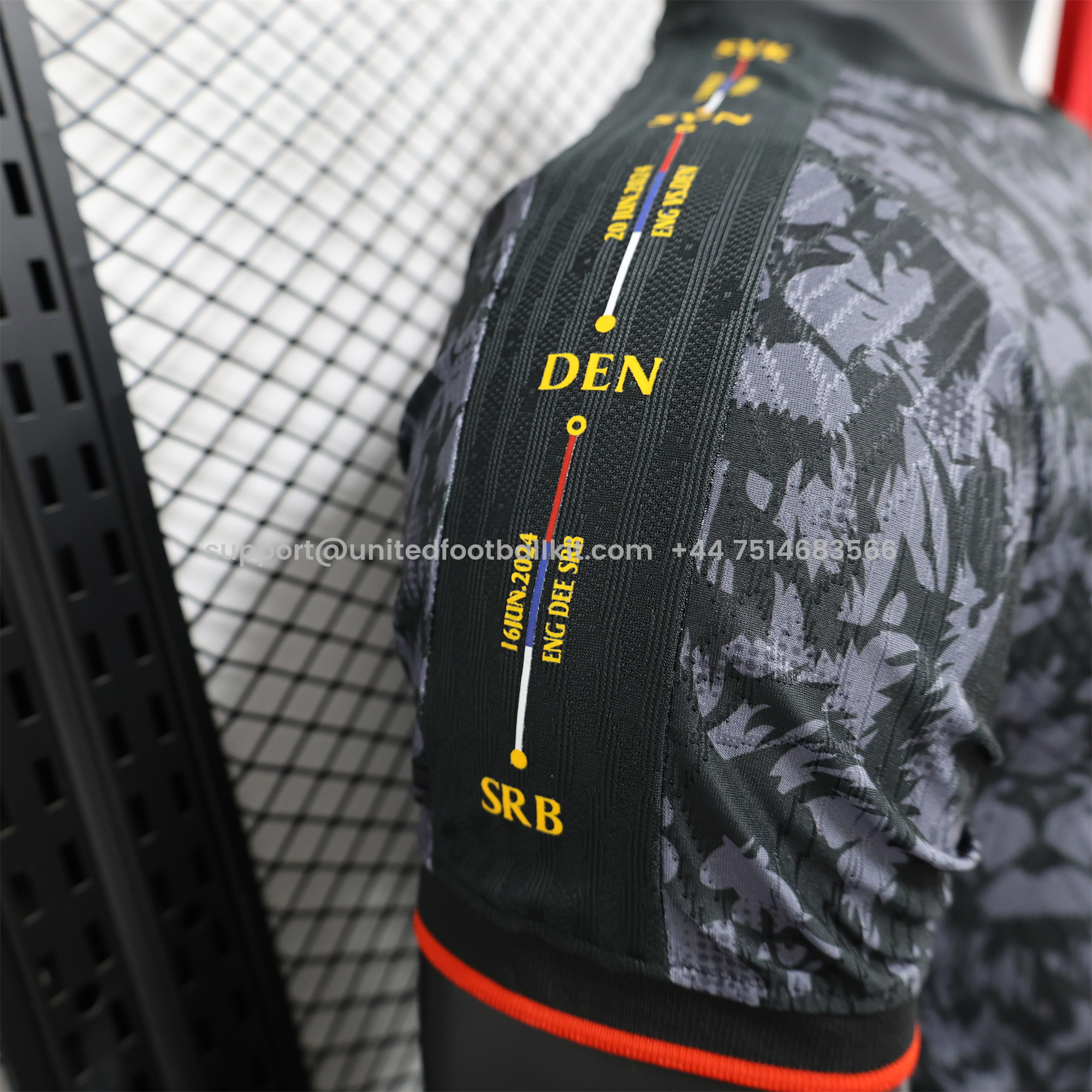 Unitedfootballkit.com | England 2024 Black The Lions Special Edition Jersey - Player Version -Customize Name, Number and Patch | Worldwide Shipping