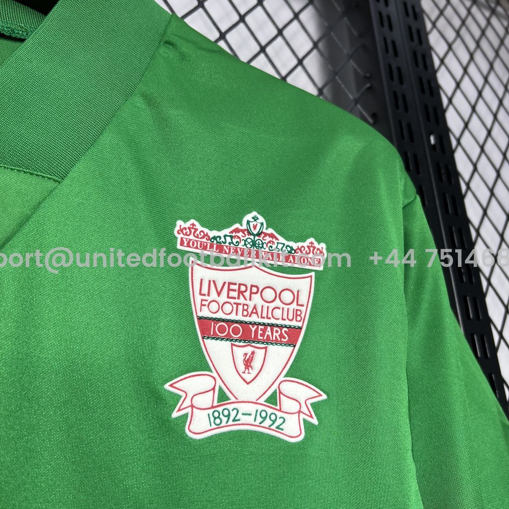 Unitedfootballkit.com | Retro Liver.pool 1992-93 Away Jersey -Customize Name, Number and Patch | Worldwide Shipping