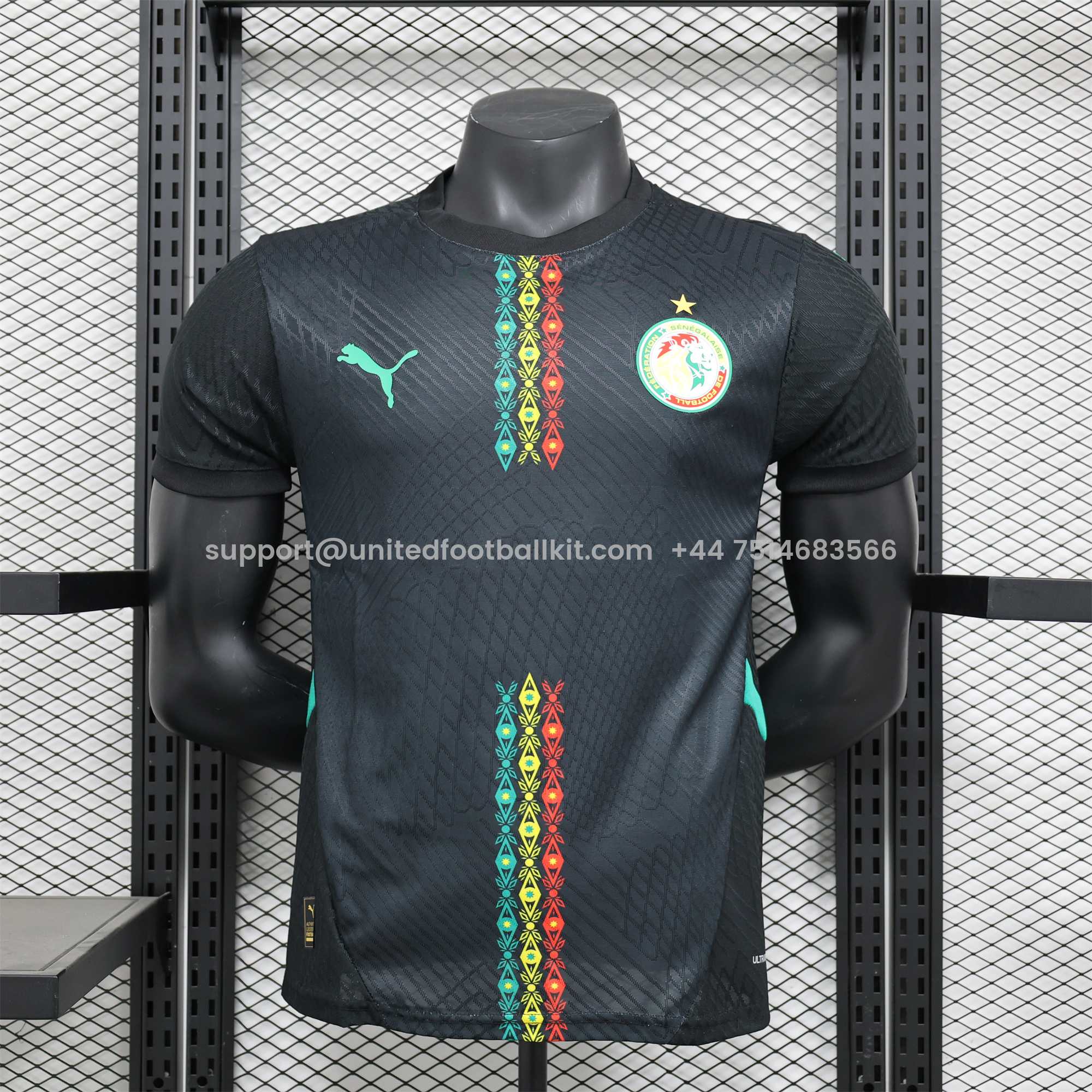 Unitedfootballkit.com | Senegal 2024-25 Black 2 Special Edition Jersey - Player Version -Customize Name, Number and Patch | Worldwide Shipping