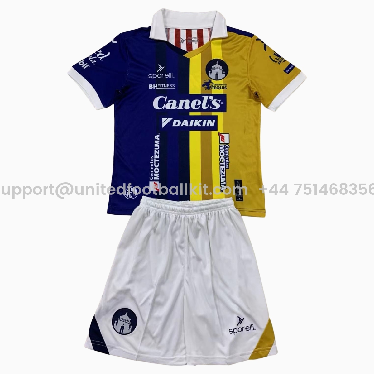 Unitedfootballkit.com | Atlético San Luis 24-25 Away Kids Kit -Customize Name, Number and Patch | Worldwide Shipping