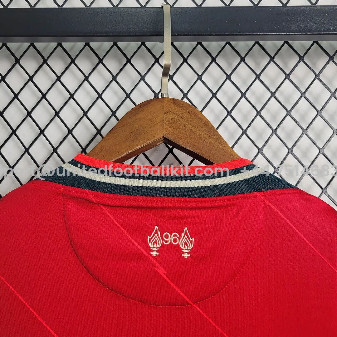 Unitedfootballkit.com | Retro Liver.pool 21-22 Home Stadium Jersey - Fans Version -Customize Name, Number and Patch | Worldwide Shipping