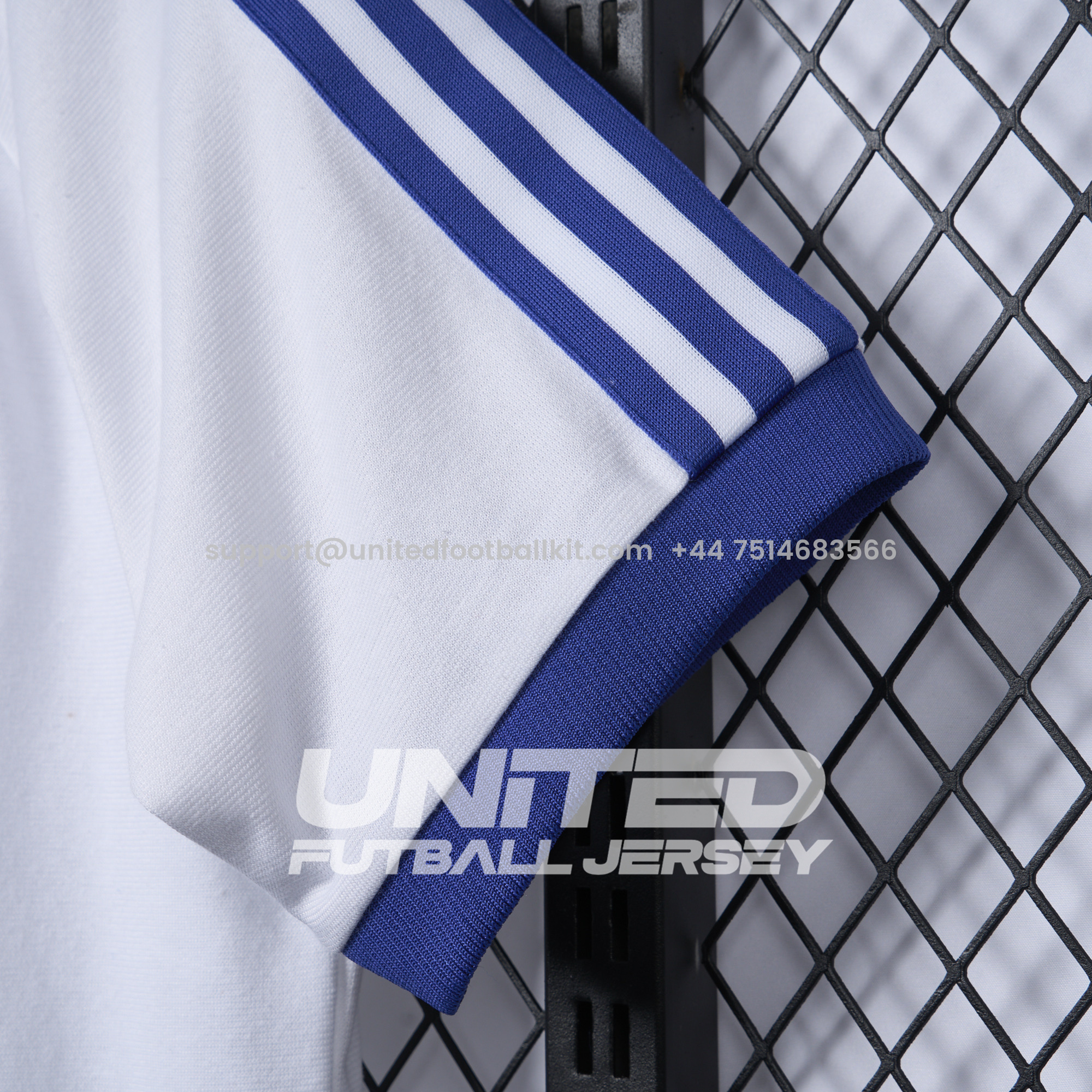 Unitedfootballkit.com | Real Madrid 24-25 Jude Bellingham 3 Stripes Men's T-Shirt -Customize Name, Number and Patch | Worldwide Shipping