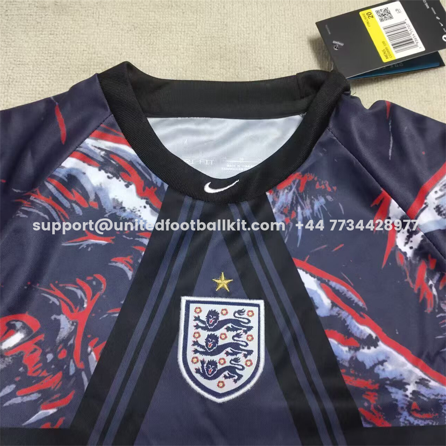 Unitedfootballkit.com | England 2026 Hollywood Goalkeeper Special Kids Kit -Customize Name, Number and Patch | Worldwide Shipping