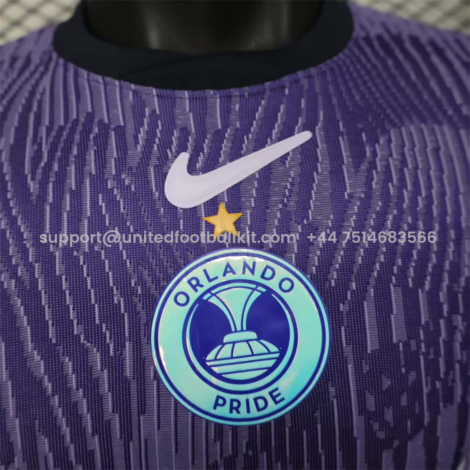 Unitedfootballkit.com | Orlando Pride 25-26 Home Jersey - Player Version -Customize Name, Number and Patch | Worldwide Shipping