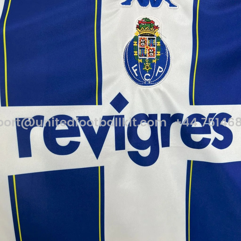 Unitedfootballkit.com | Retro Porto 1999-00 Home Jersey -Customize Name, Number and Patch | Worldwide Shipping