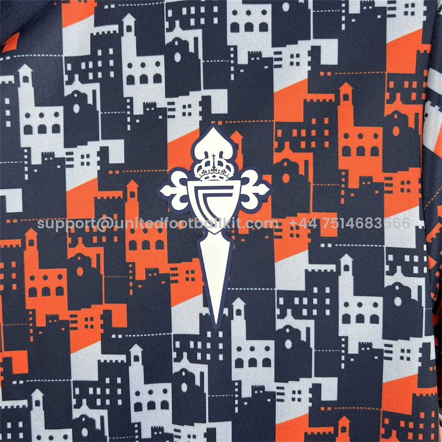 Unitedfootballkit.com | Celta Vigo 24-25 Pre-Match Training Jersey - Fans Version -Customize Name, Number and Patch | Worldwide Shipping