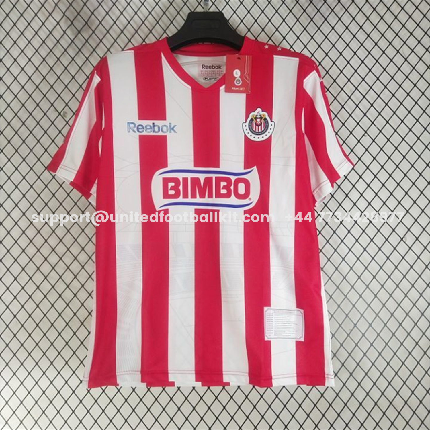 Unitedfootballkit.com | Retro Chivas de Guadalajara 2010-11 Home Jersey -Customize Name, Number and Patch | Worldwide Shipping