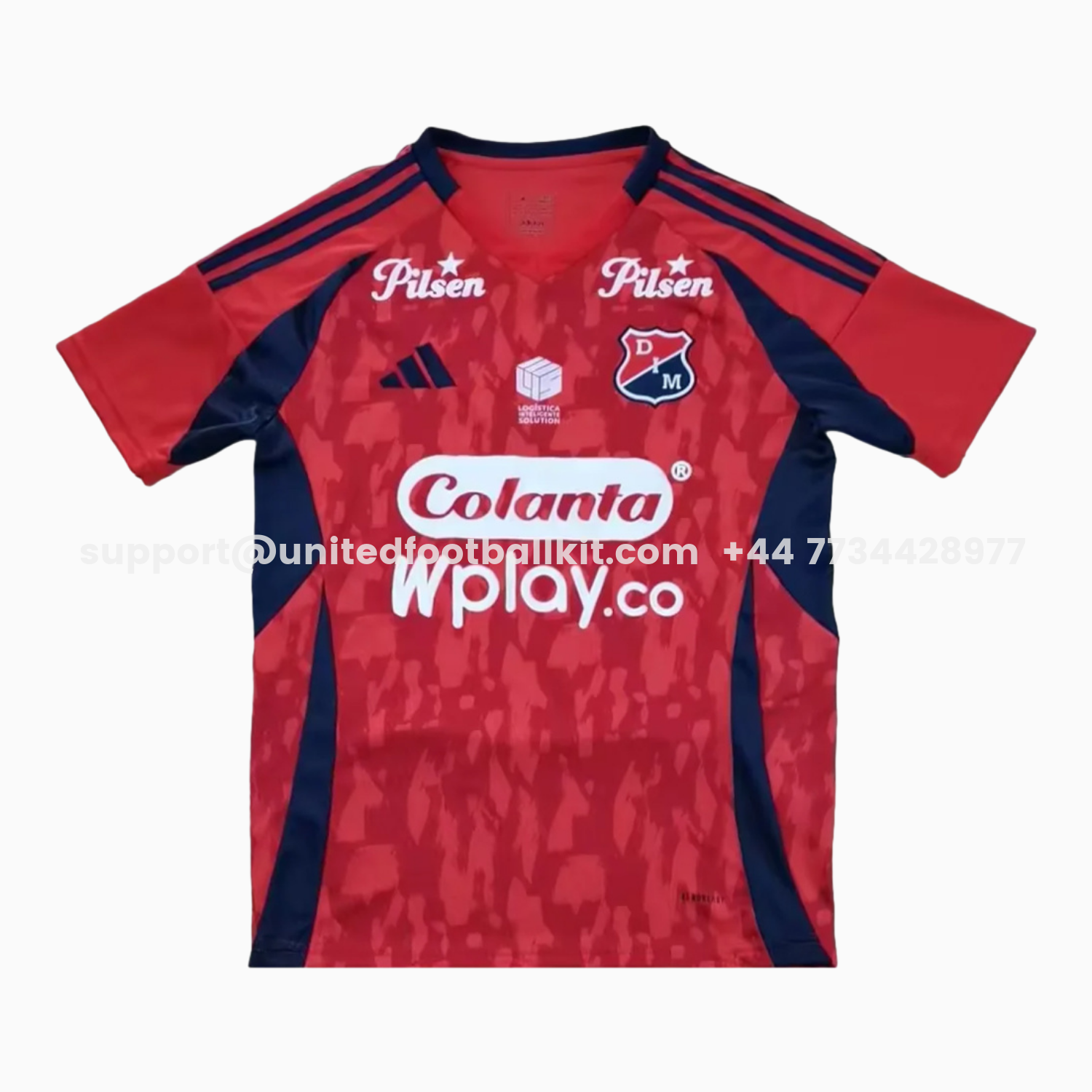 Unitedfootballkit.com | Independiente de Medellín 2025 Home Jersey - Fans Version -Customize Name, Number and Patch | Worldwide Shipping