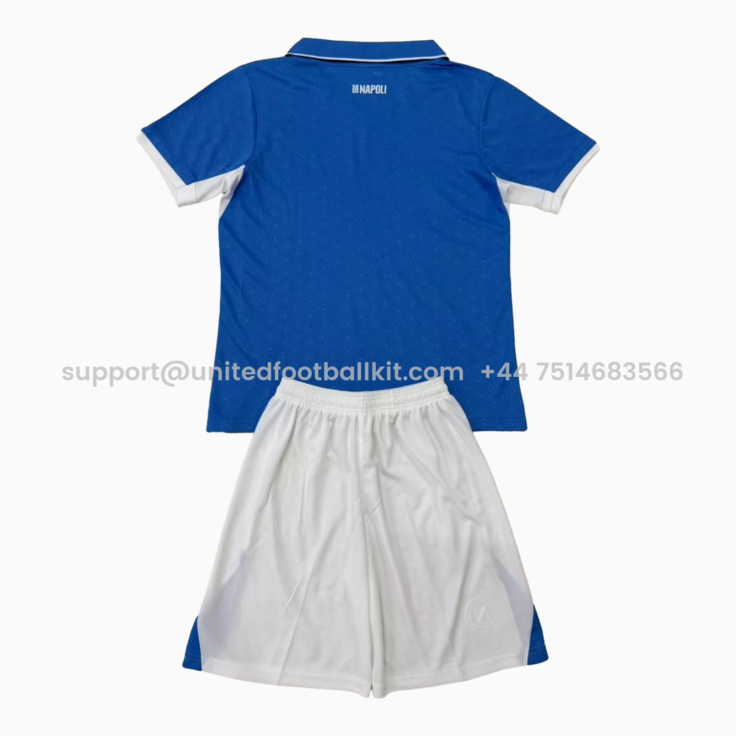 Unitedfootballkit.com | Napoli 24-25 Home Kids Kit -Customize Name, Number and Patch | Worldwide Shipping
