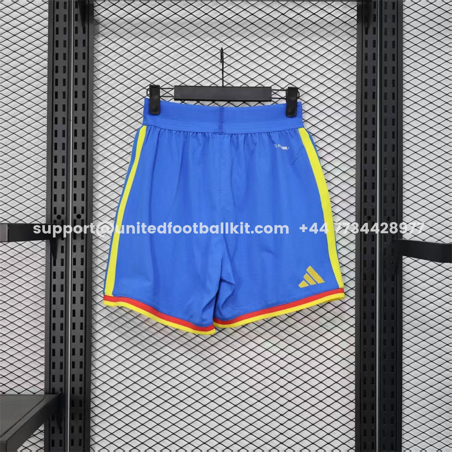 Unitedfootballkit.com | Colombia 2026 Blue Shorts - Player Version -Customize Name, Number and Patch | Worldwide Shipping