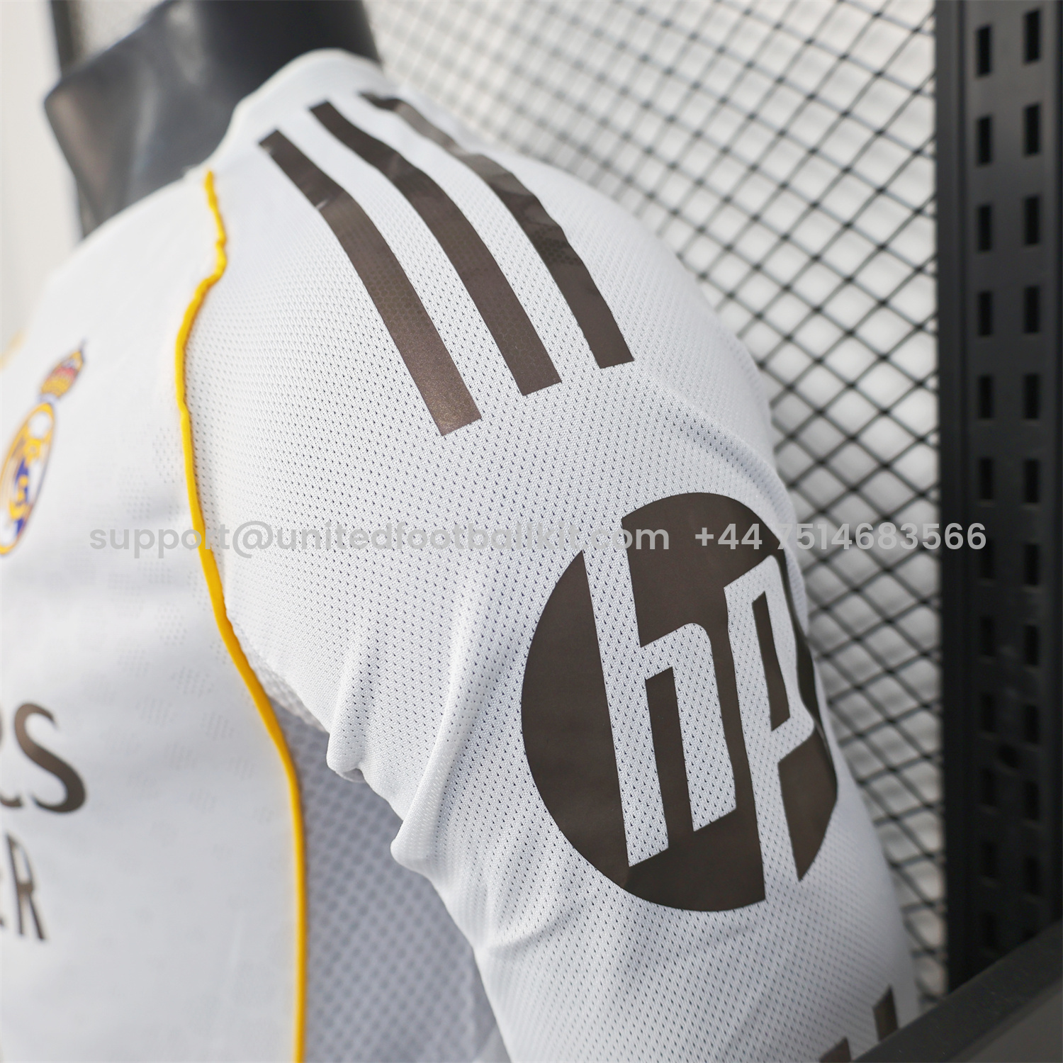 Unitedfootballkit.com | Real Madrid 25-26 Home Long Sleeves Jersey - Player Version -Customize Name, Number and Patch | Worldwide Shipping