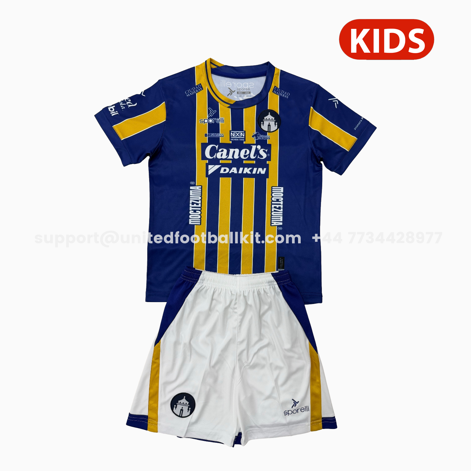 Unitedfootballkit.com | Atlético San Luis 25-26 Away Kids Kit -Customize Name, Number and Patch | Worldwide Shipping