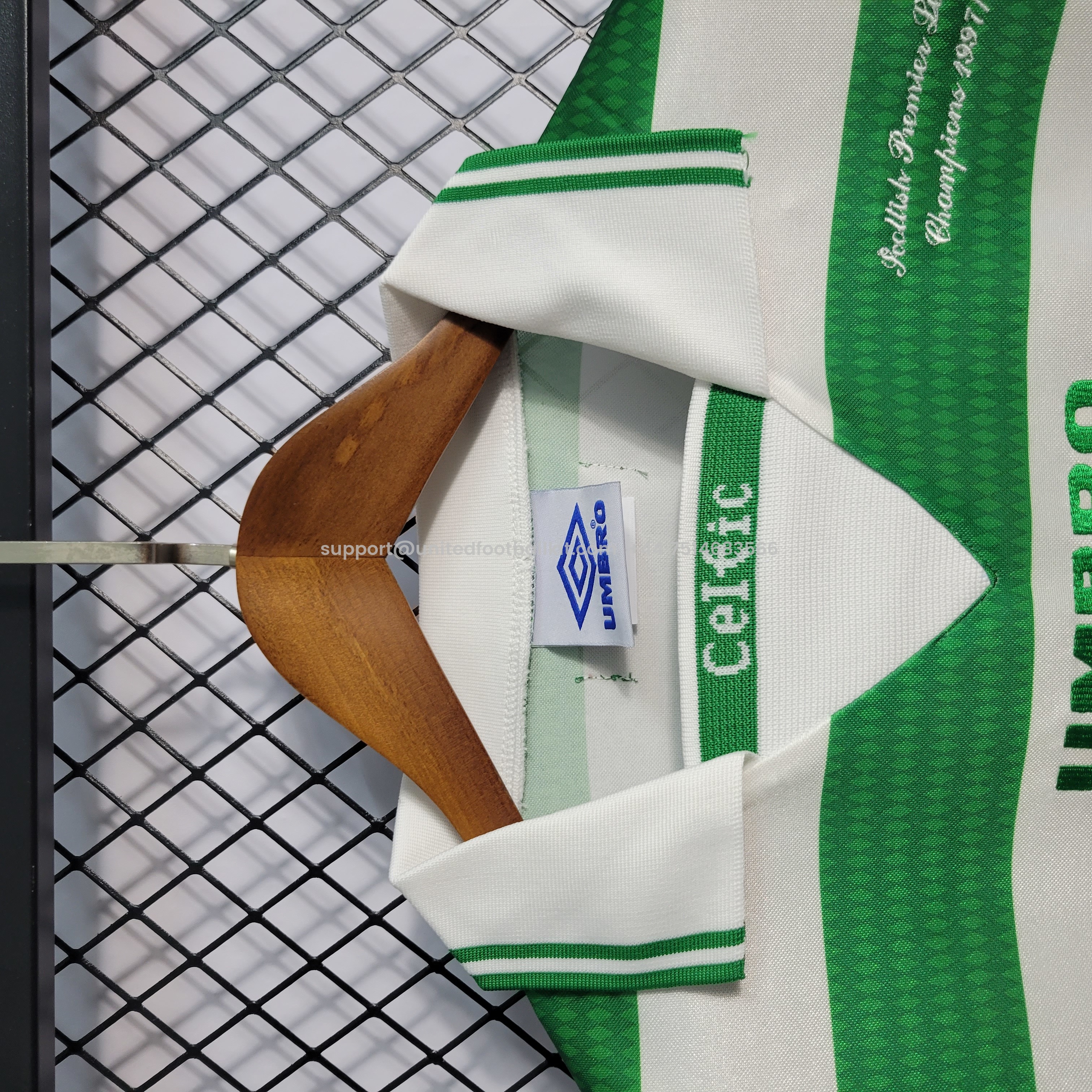 Unitedfootballkit.com | Retro Celtic 1998-99 Home Stadium Jersey -Customize Name, Number and Patch | Worldwide Shipping