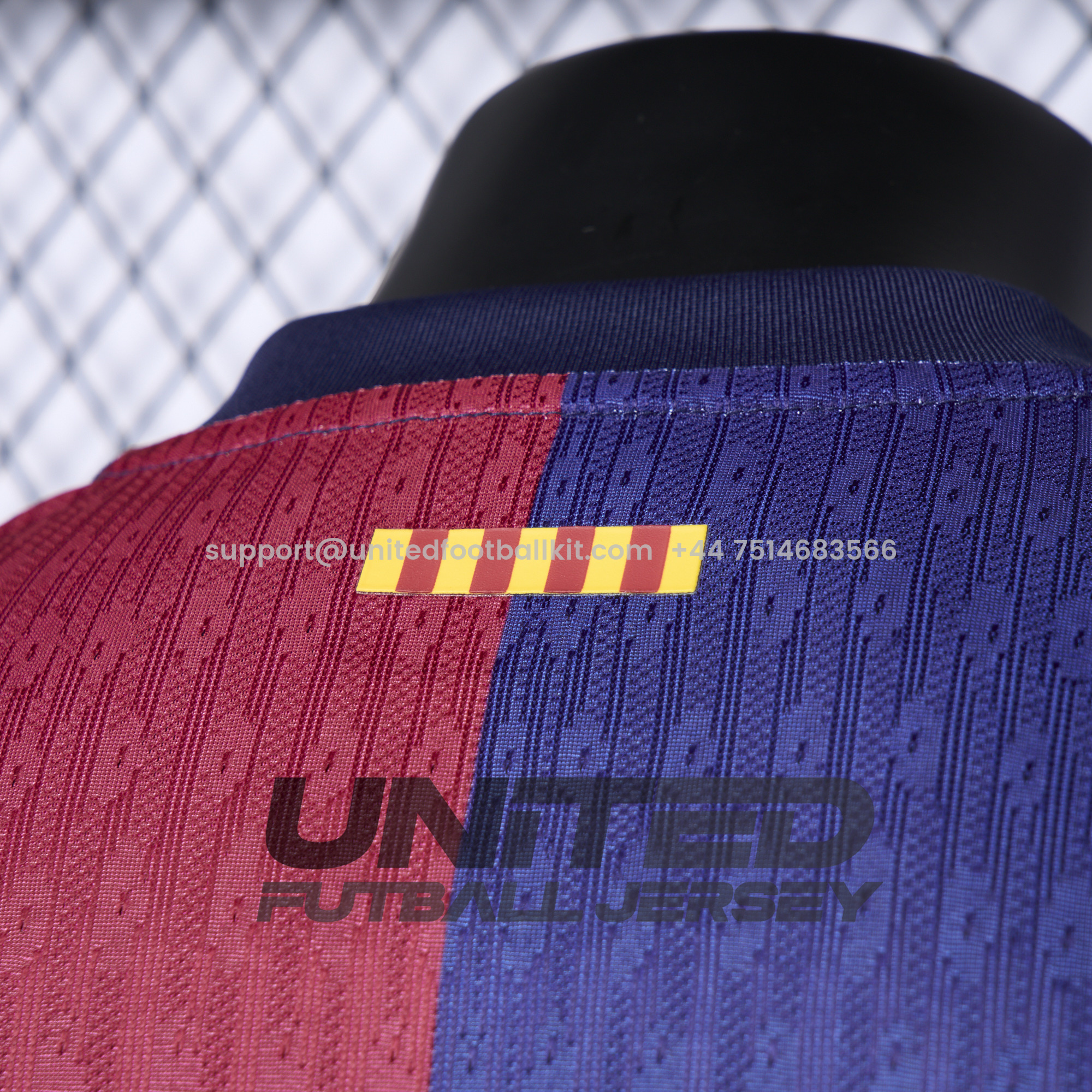 Unitedfootballkit.com | Barcelona X CP 24-25 Home New Co-Branded Jersey - Player Version -Customize Name, Number and Patch | Worldwide Shipping
