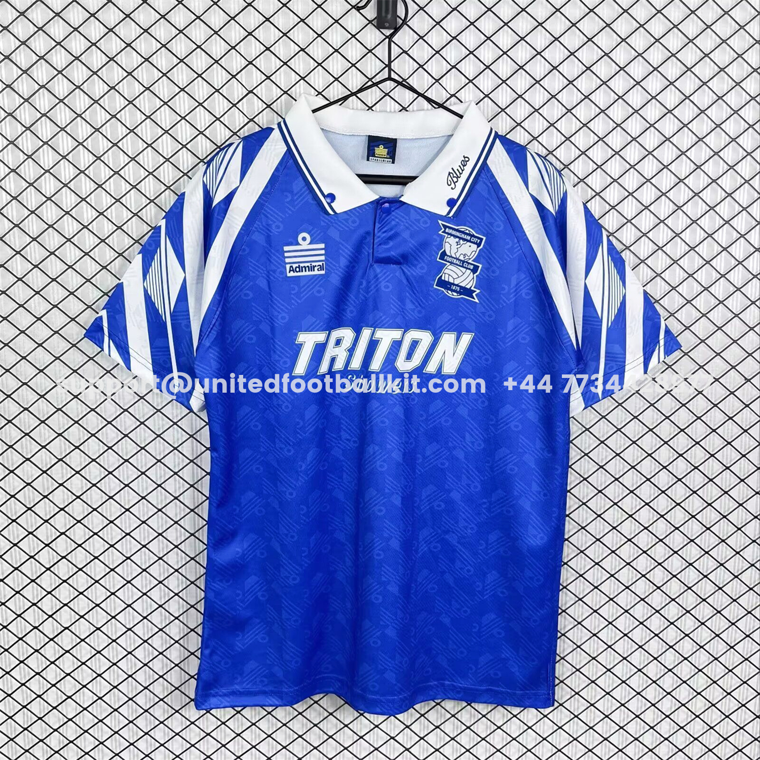 Unitedfootballkit.com | Retro Birmingham City 1993-94 Home Jersey -Customize Name, Number and Patch | Worldwide Shipping