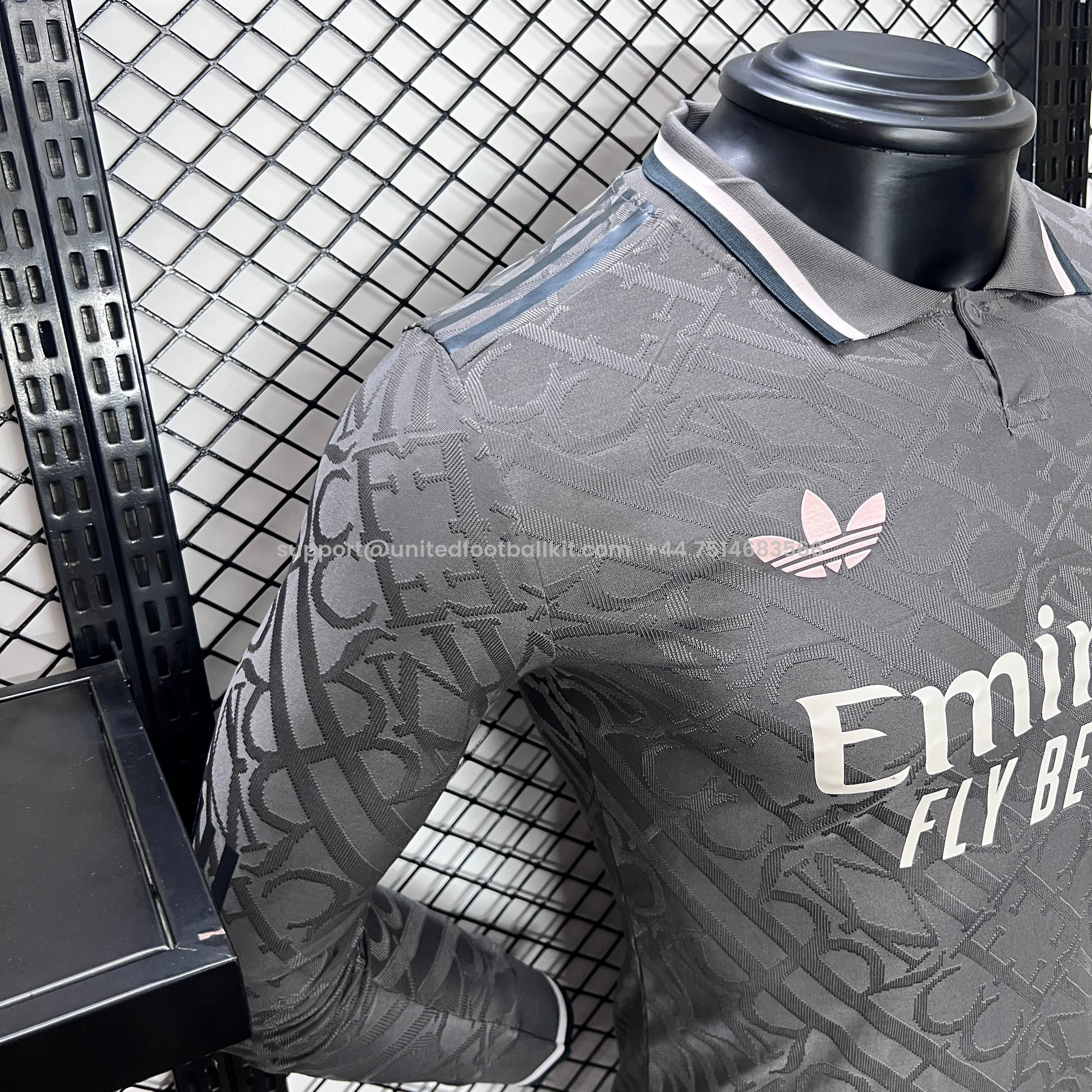 Unitedfootballkit.com | Real Madrid 24-25 Third Long Sleeve Jersey - Player Version -Customize Name, Number and Patch | Worldwide Shipping