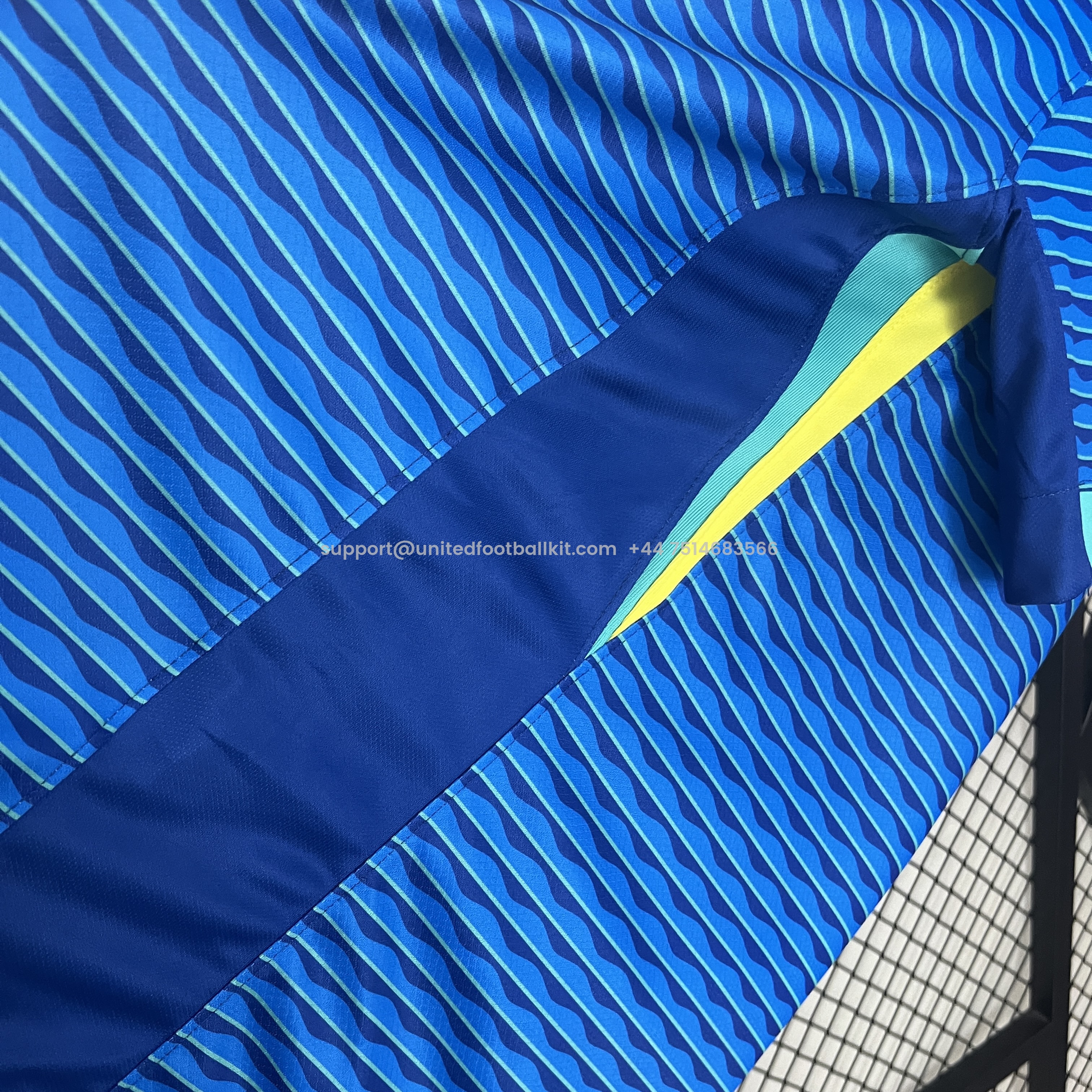 Unitedfootballkit.com | Brazil 2024 Away Stadium Jersey - Fans Version -Customize Name, Number and Patch | Worldwide Shipping