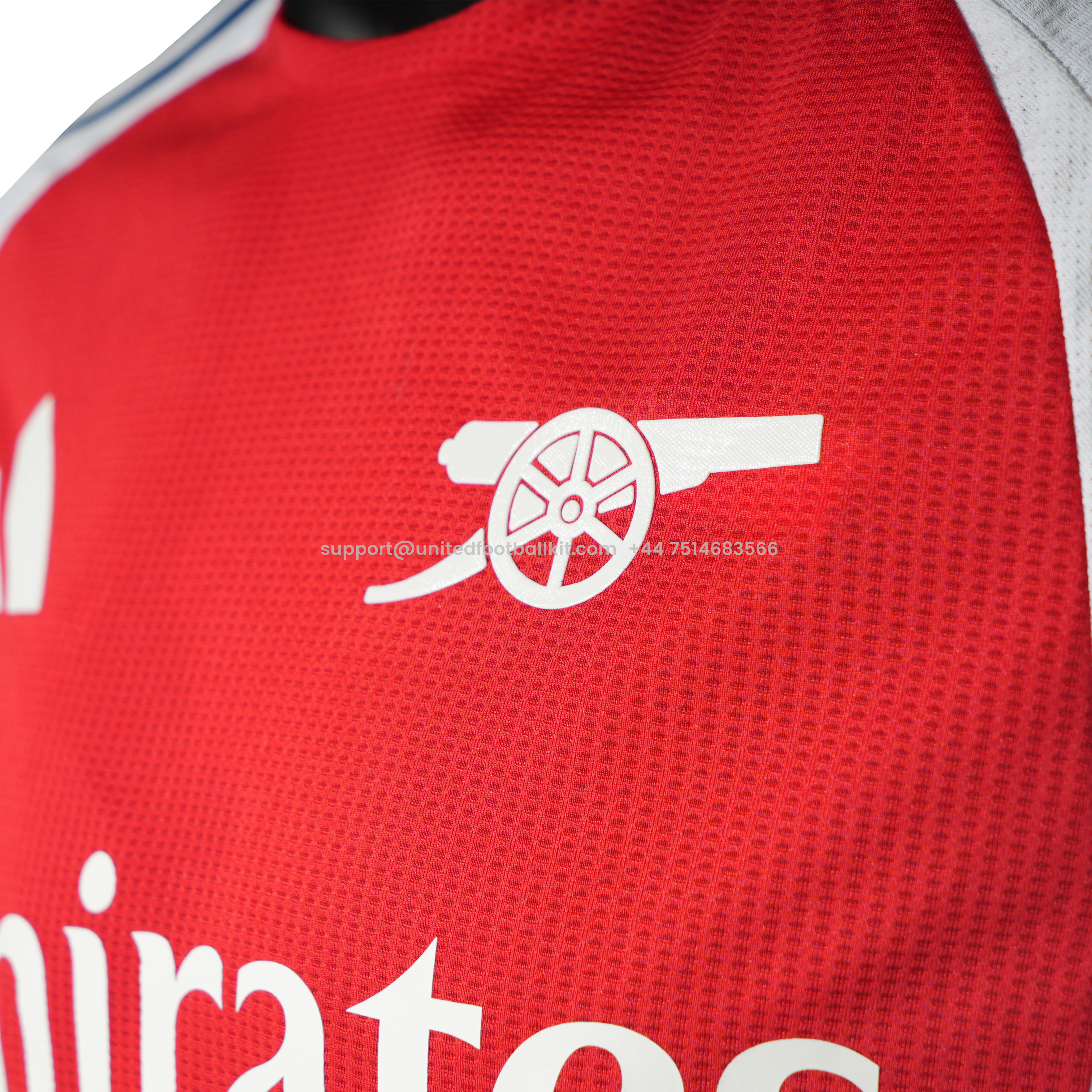 Unitedfootballkit.com | Arsenal 24-25 Home Stadium Jersey - Player Version -Customize Name, Number and Patch | Worldwide Shipping