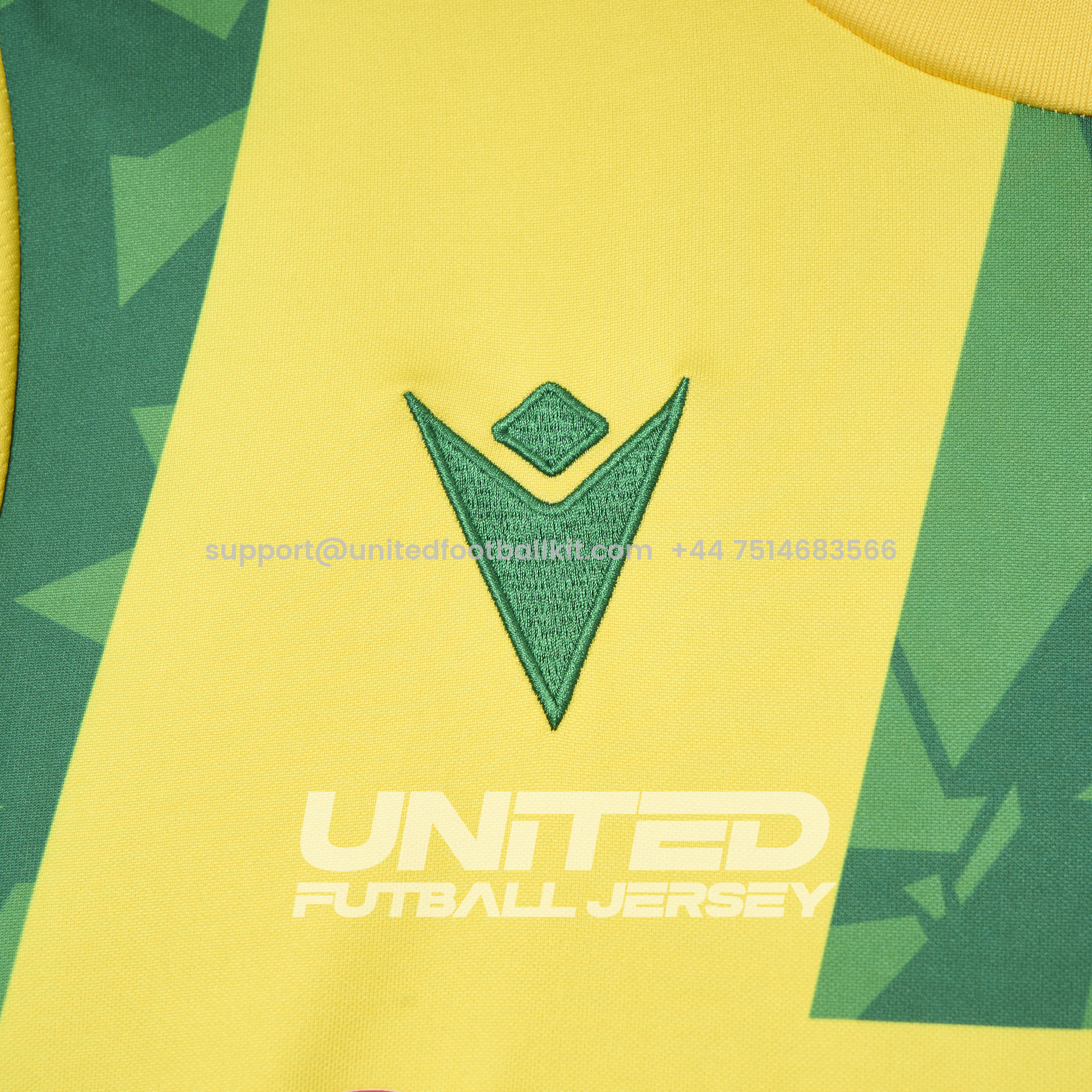 Unitedfootballkit.com | Nantes 24-25 Home Stadium Jersey - Fans Version -Customize Name, Number and Patch | Worldwide Shipping