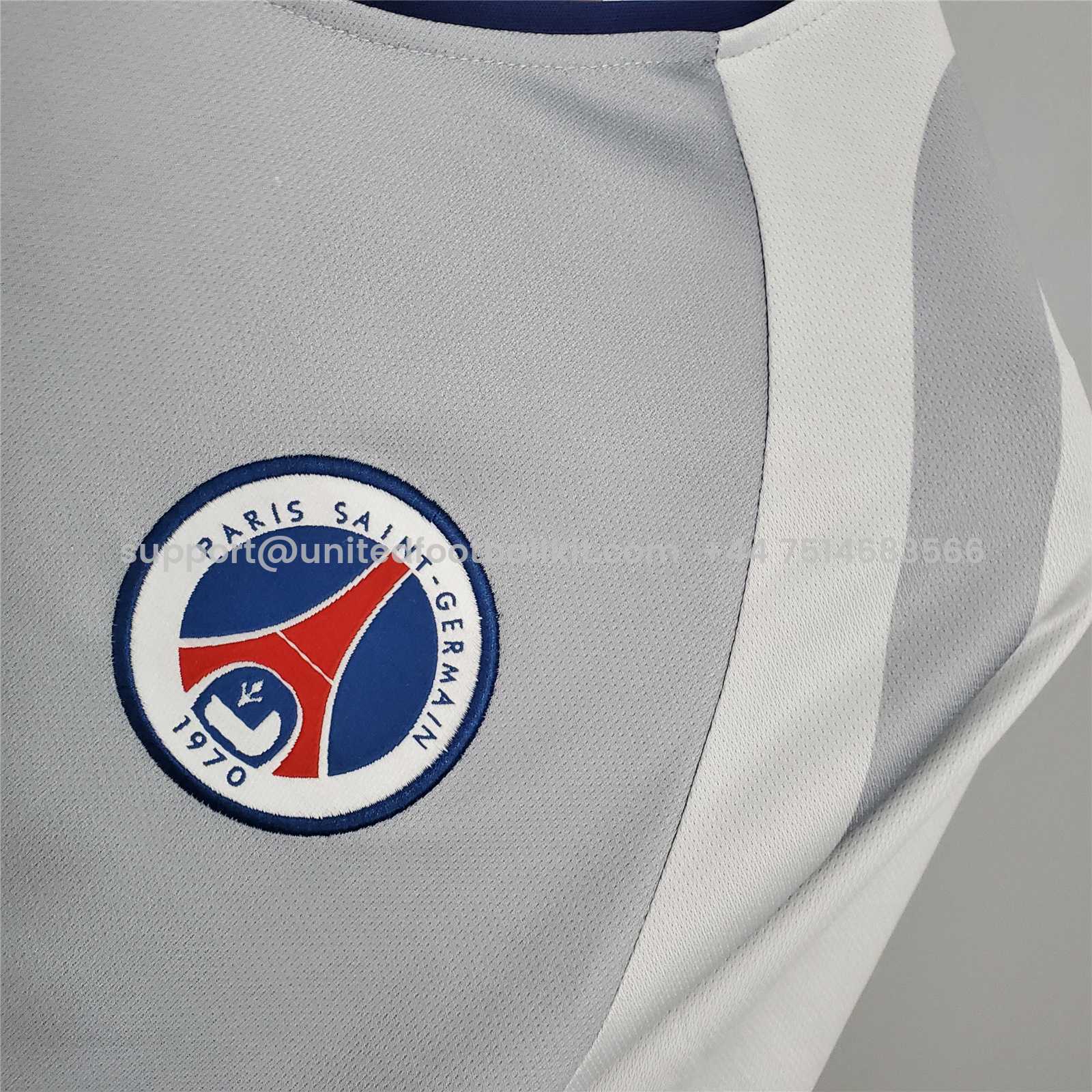 Unitedfootballkit.com | Retro Paris Saint-Germain PSG 2001-02 Away Jersey -Customize Name, Number and Patch | Worldwide Shipping