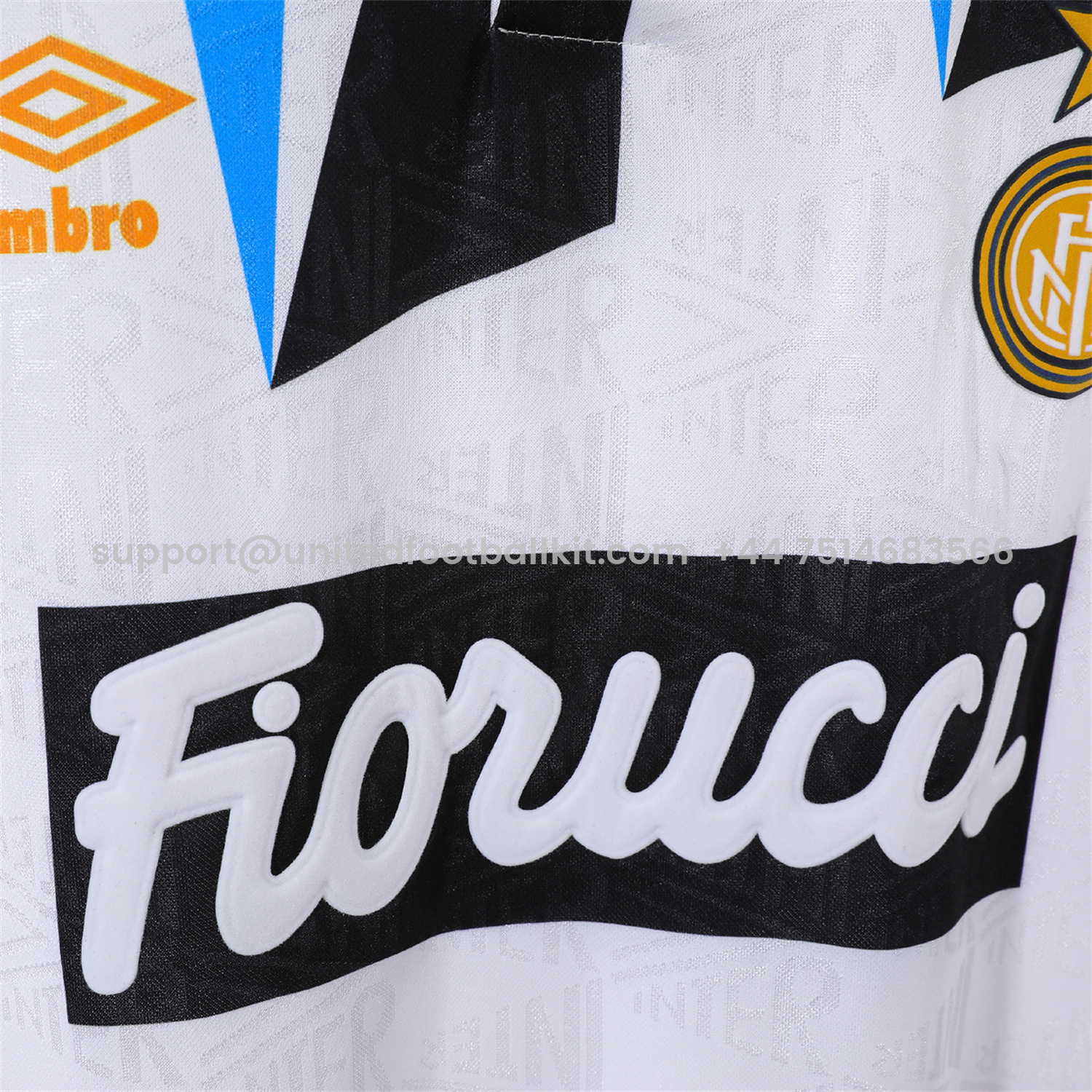 Unitedfootballkit.com | Retro Inter Milan 1992-93 Away Jersey -Customize Name, Number and Patch | Worldwide Shipping