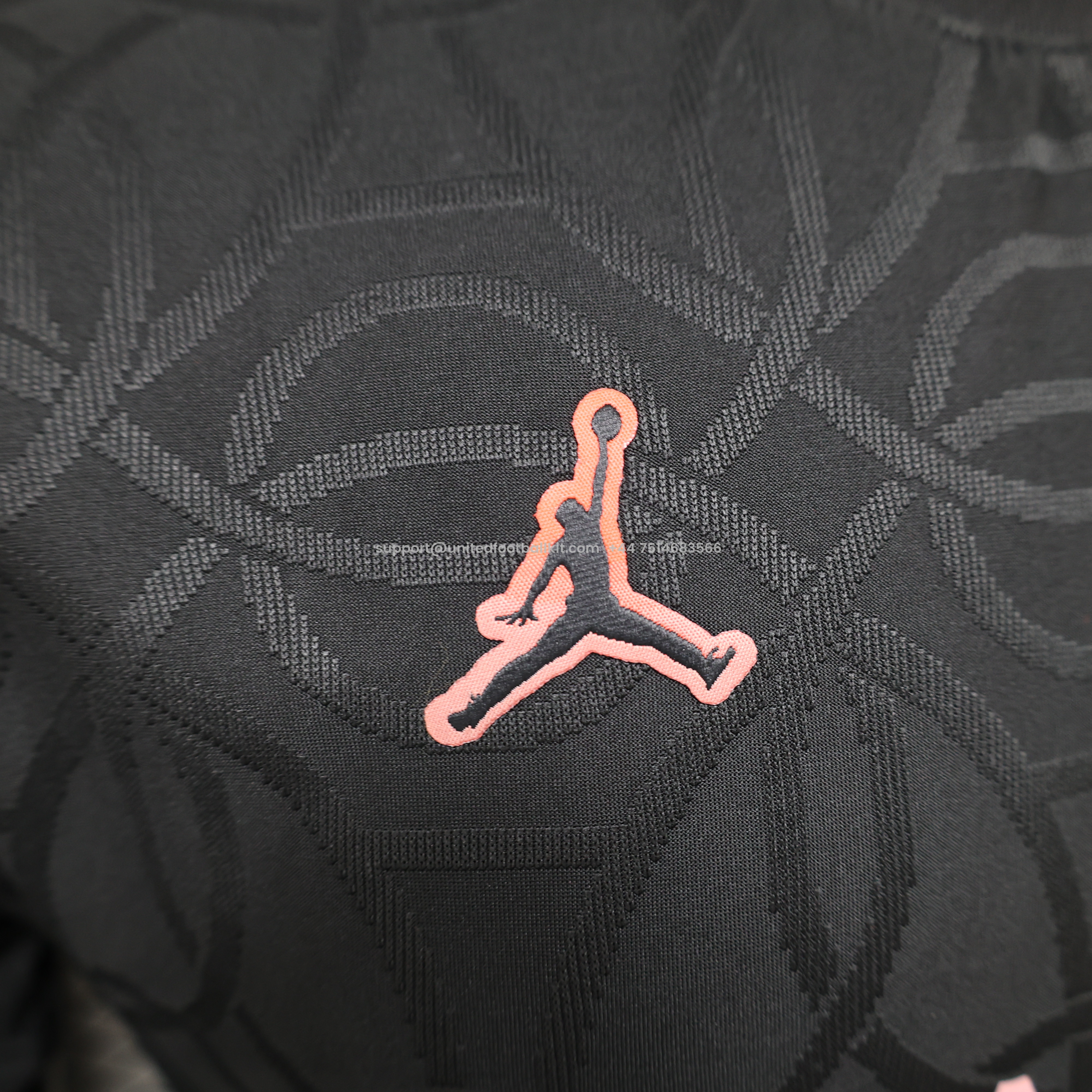 Unitedfootballkit.com | Paris Saint-Germain PSG X JD 24-25 Third Pre-Match Black Jersey - Player Version -Customize Name, Number and Patch | Worldwide Shipping