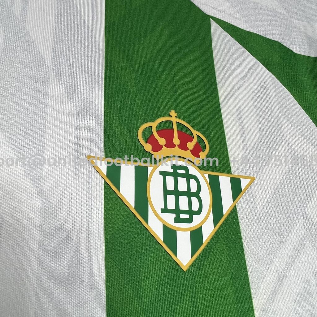 Unitedfootballkit.com | Real Betis 24-25 Home Stadium Jersey - Fans Version -Customize Name, Number and Patch | Worldwide Shipping