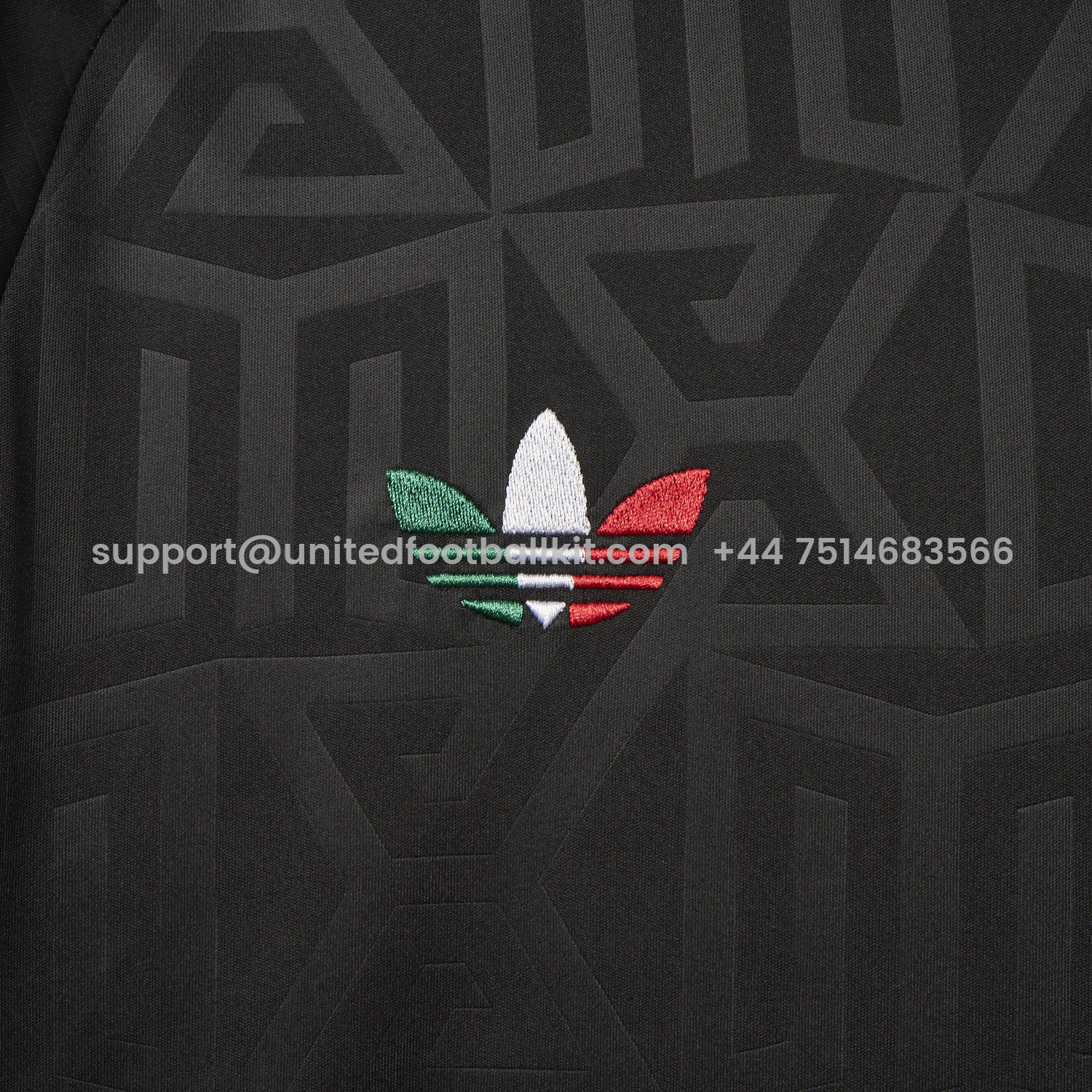 Unitedfootballkit.com | Mexico 25-26 Thire Colors Trefoil Black Special Jersey - Fans Version -Customize Name, Number and Patch | Worldwide Shipping
