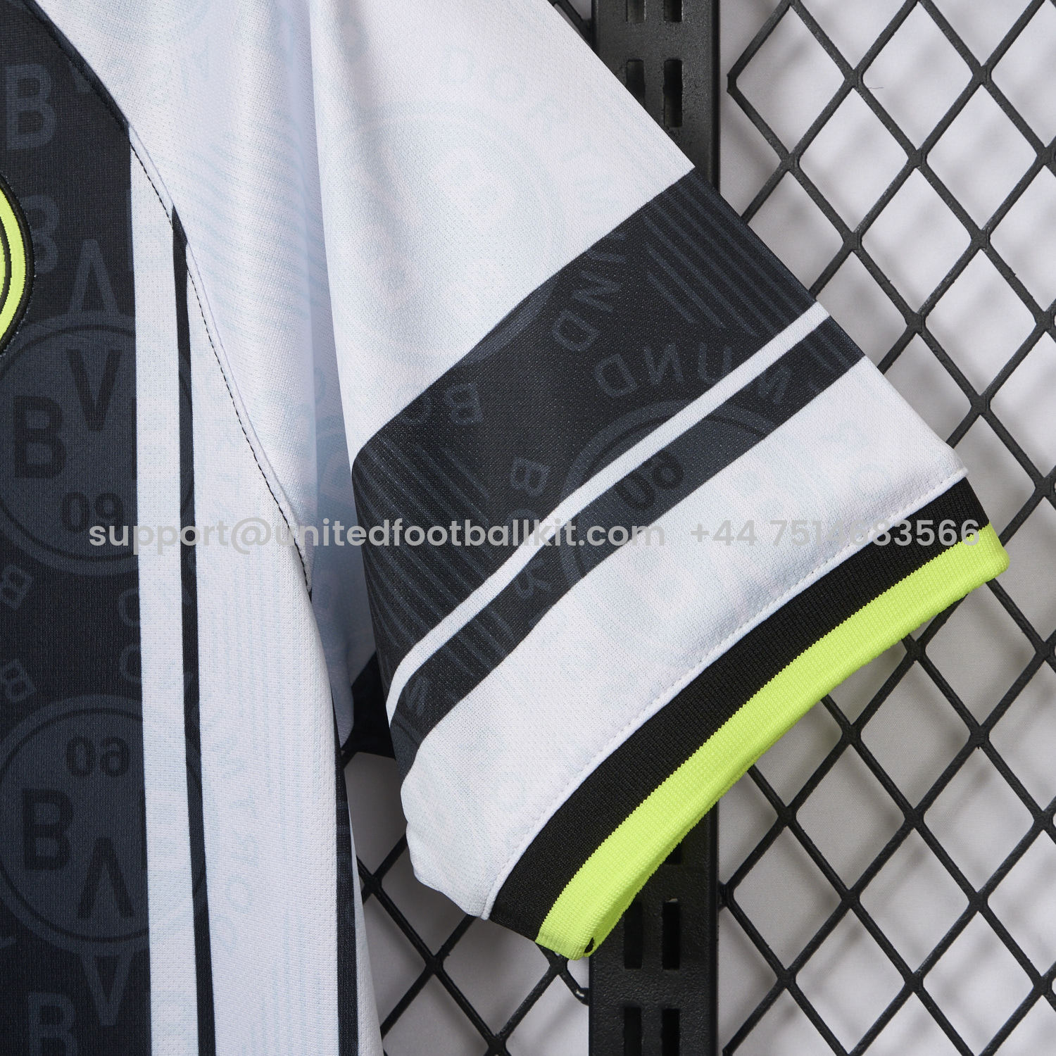 Unitedfootballkit.com | Retro Dortmund 1996-97 European Away Jersey -Customize Name, Number and Patch | Worldwide Shipping