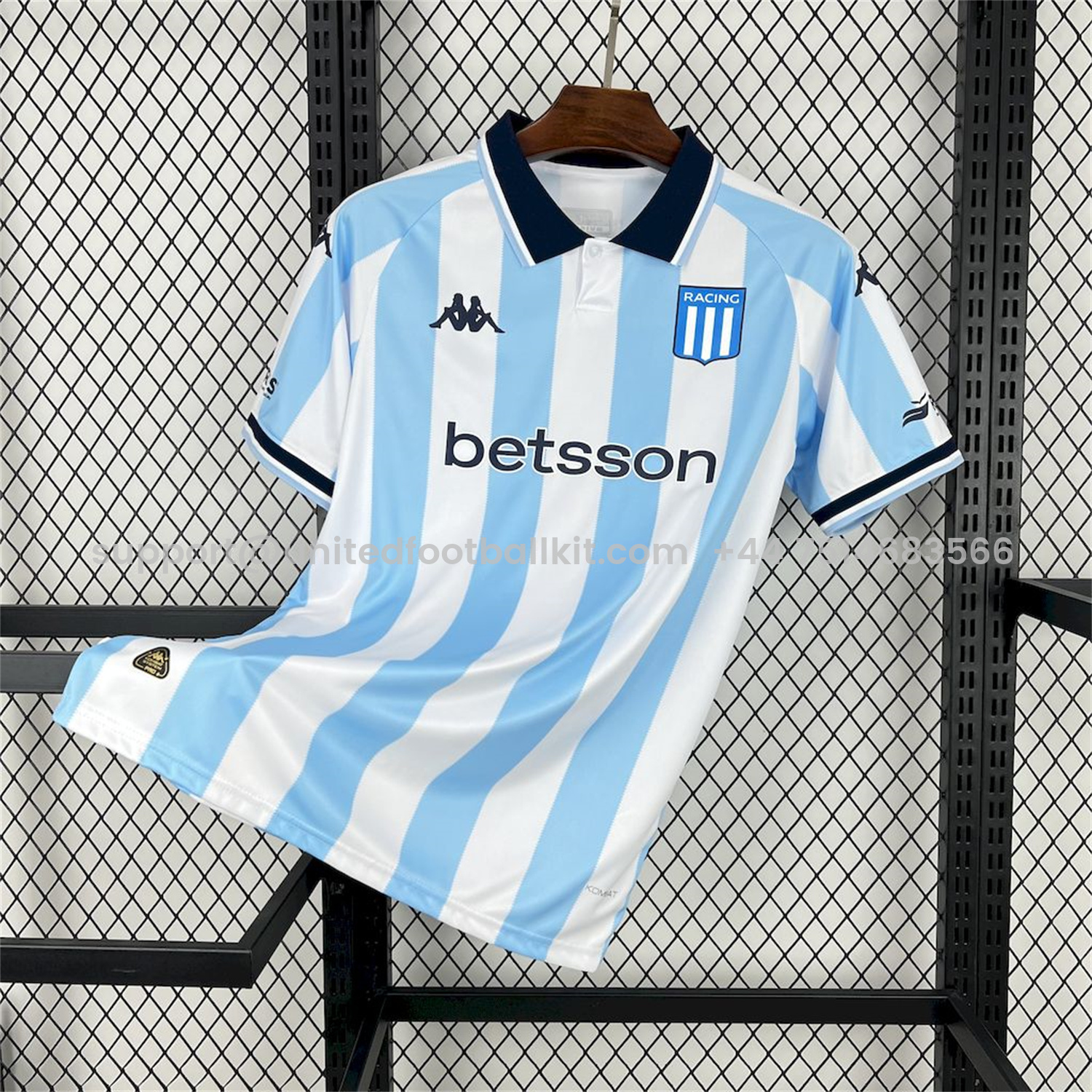 Unitedfootballkit.com | Racing Club de Avellaneda 25-26 Home Jersey - Fans Version -Customize Name, Number and Patch | Worldwide Shipping