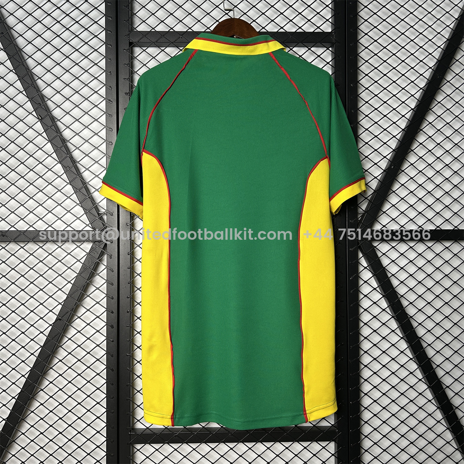 Unitedfootballkit.com | Retro Cameroon 1998 Home Jersey -Customize Name, Number and Patch | Worldwide Shipping