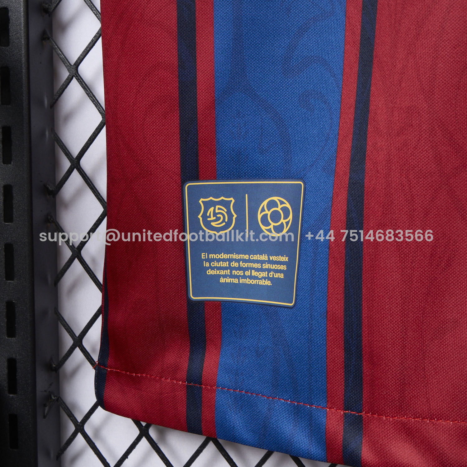 Unitedfootballkit.com | Barcelona 25-26 Retro Style Jersey - Fans Version -Customize Name, Number and Patch | Worldwide Shipping