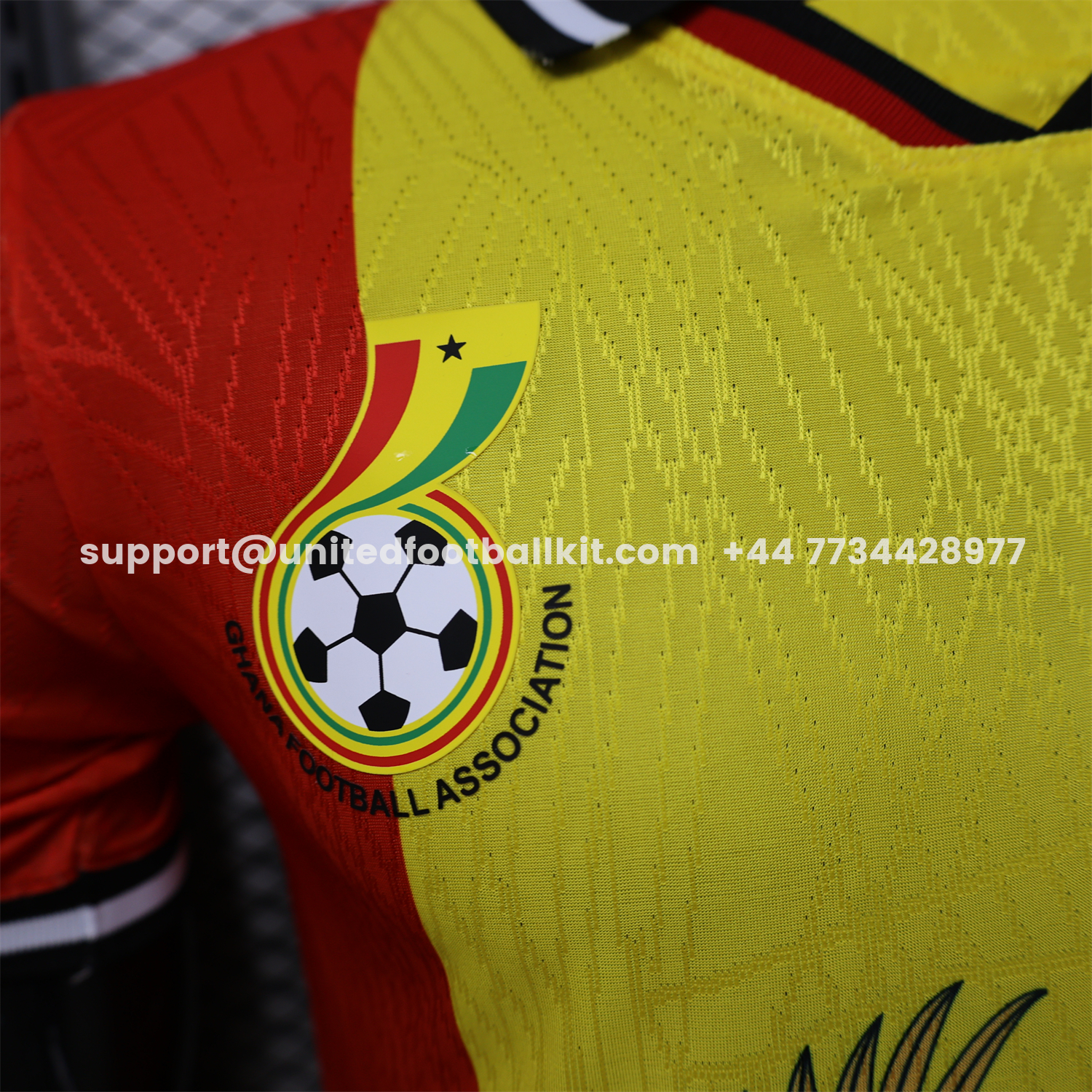 Unitedfootballkit.com | Ghana 2026 Ghana Coat Of Arms Special Jersey - Player Version -Customize Name, Number and Patch | Worldwide Shipping