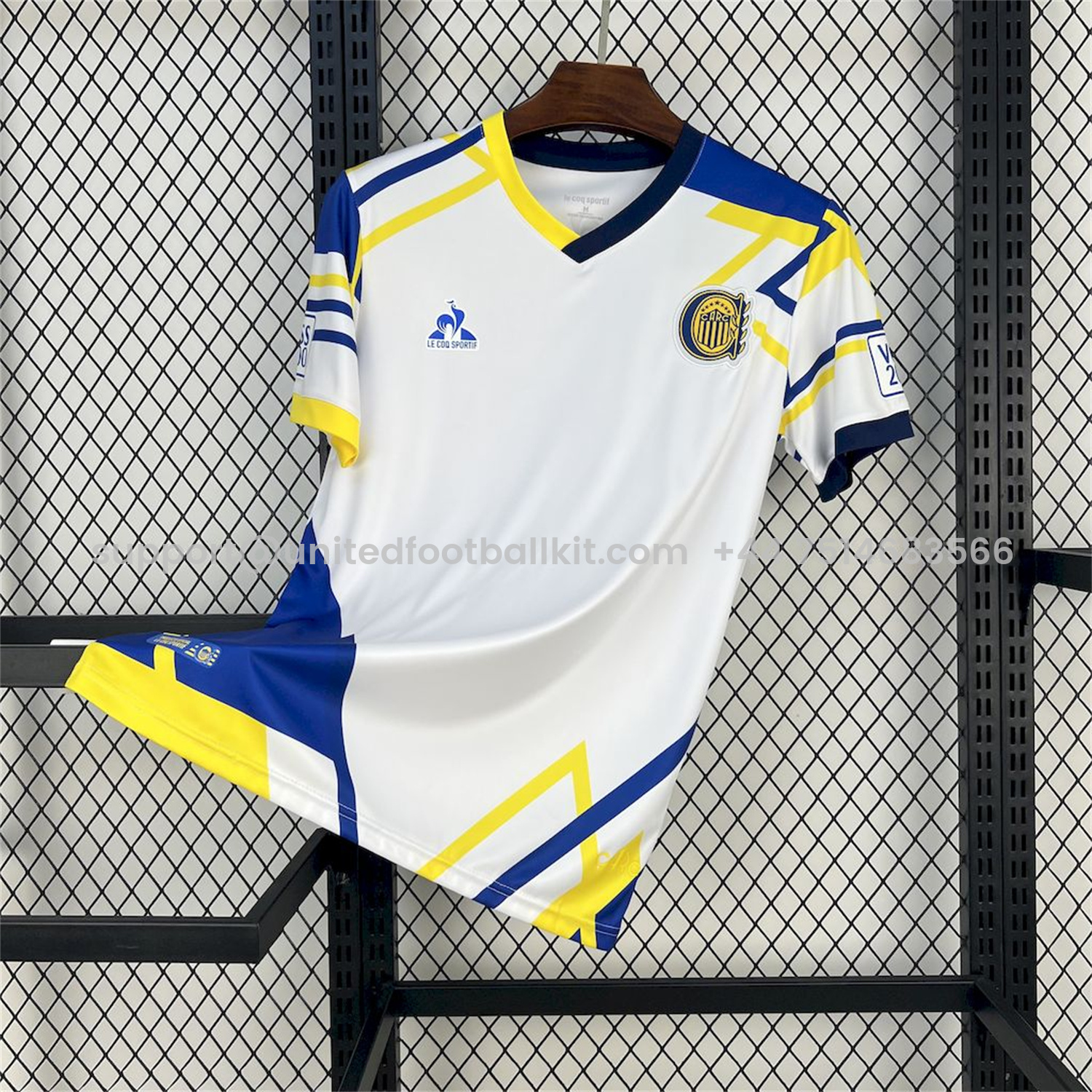 Unitedfootballkit.com | Rosario Central 25-26 Away Unsponsored Jersey - Fans Version -Customize Name, Number and Patch | Worldwide Shipping