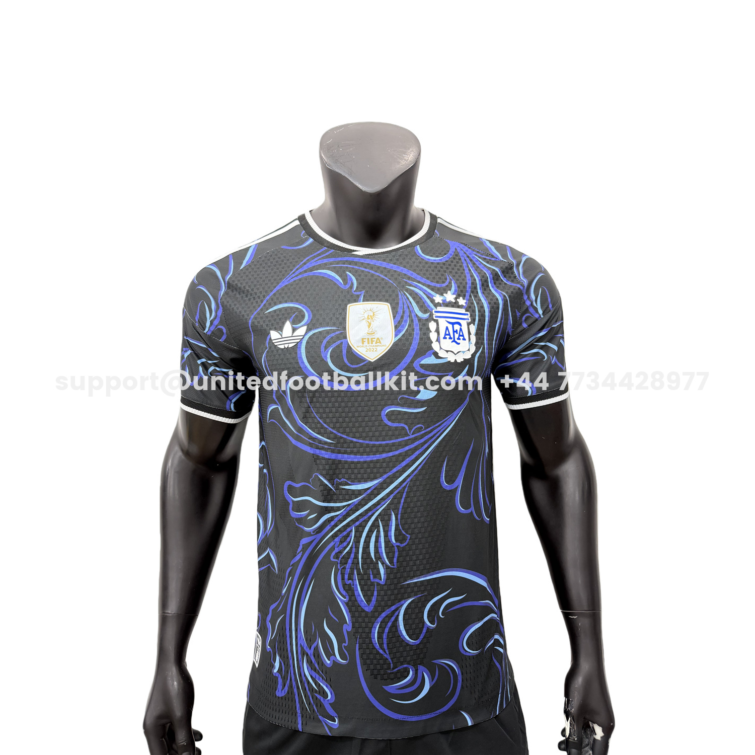 Unitedfootballkit.com | Argentina 2026 Away Deep Blue Jersey - Player Version -Customize Name, Number and Patch | Worldwide Shipping