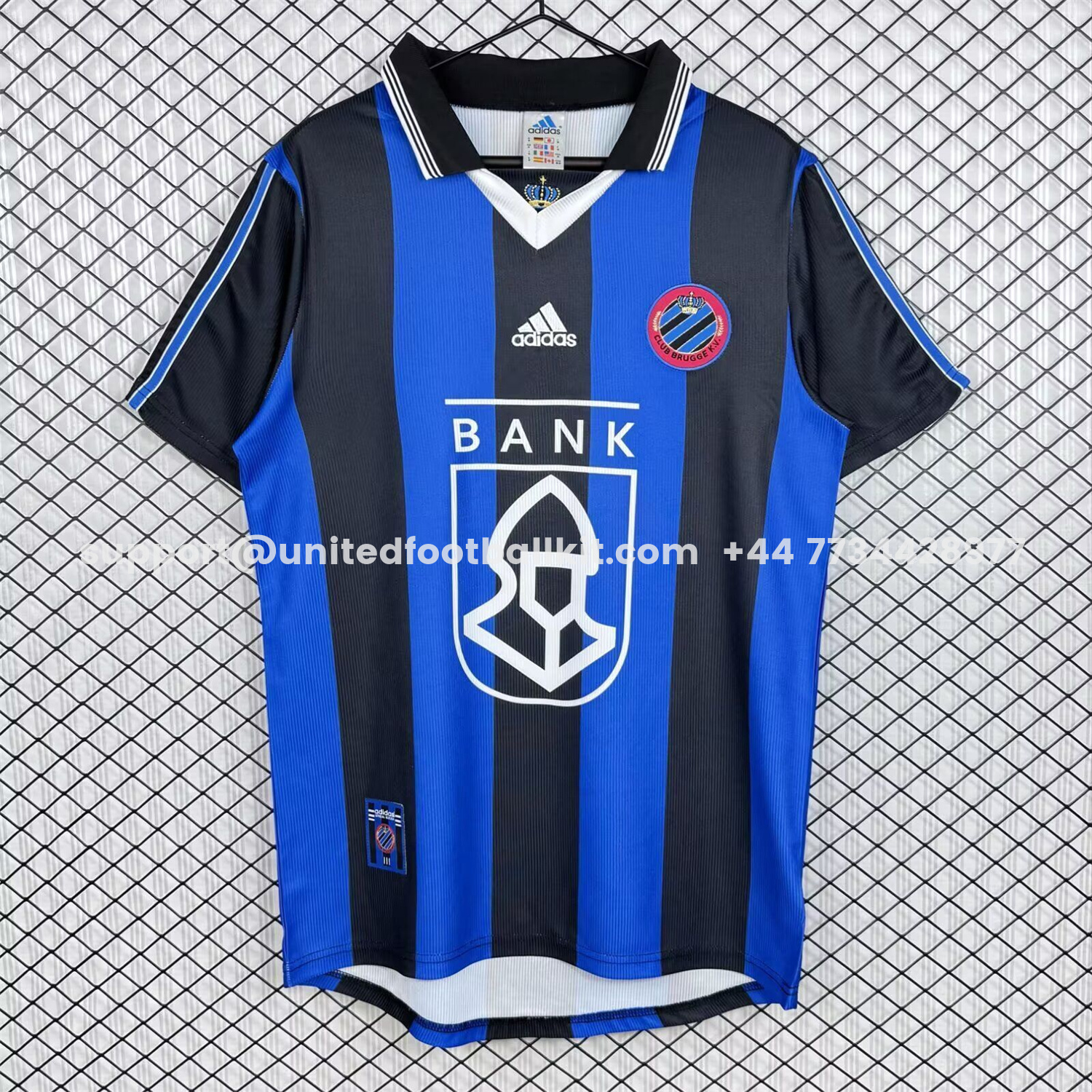 Unitedfootballkit.com | Retro Club Brugge 1998-99 Home Jersey -Customize Name, Number and Patch | Worldwide Shipping
